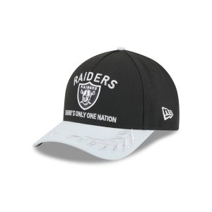 Las Vegas Raiders 2025 Draft 9FORTY M-Crown A-Frame Snapback Hat