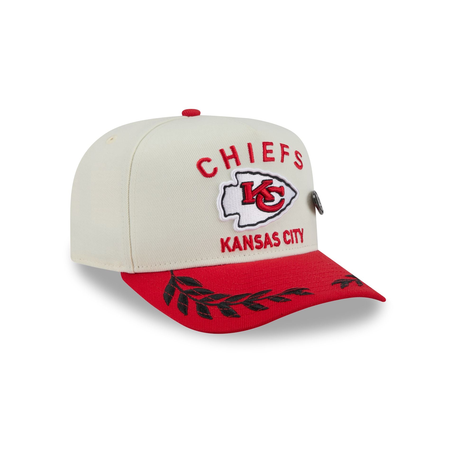 Kansas City Chiefs 2025 Draft Chrome White 59FIFTY A-Frame Fitted Hat - Image 3