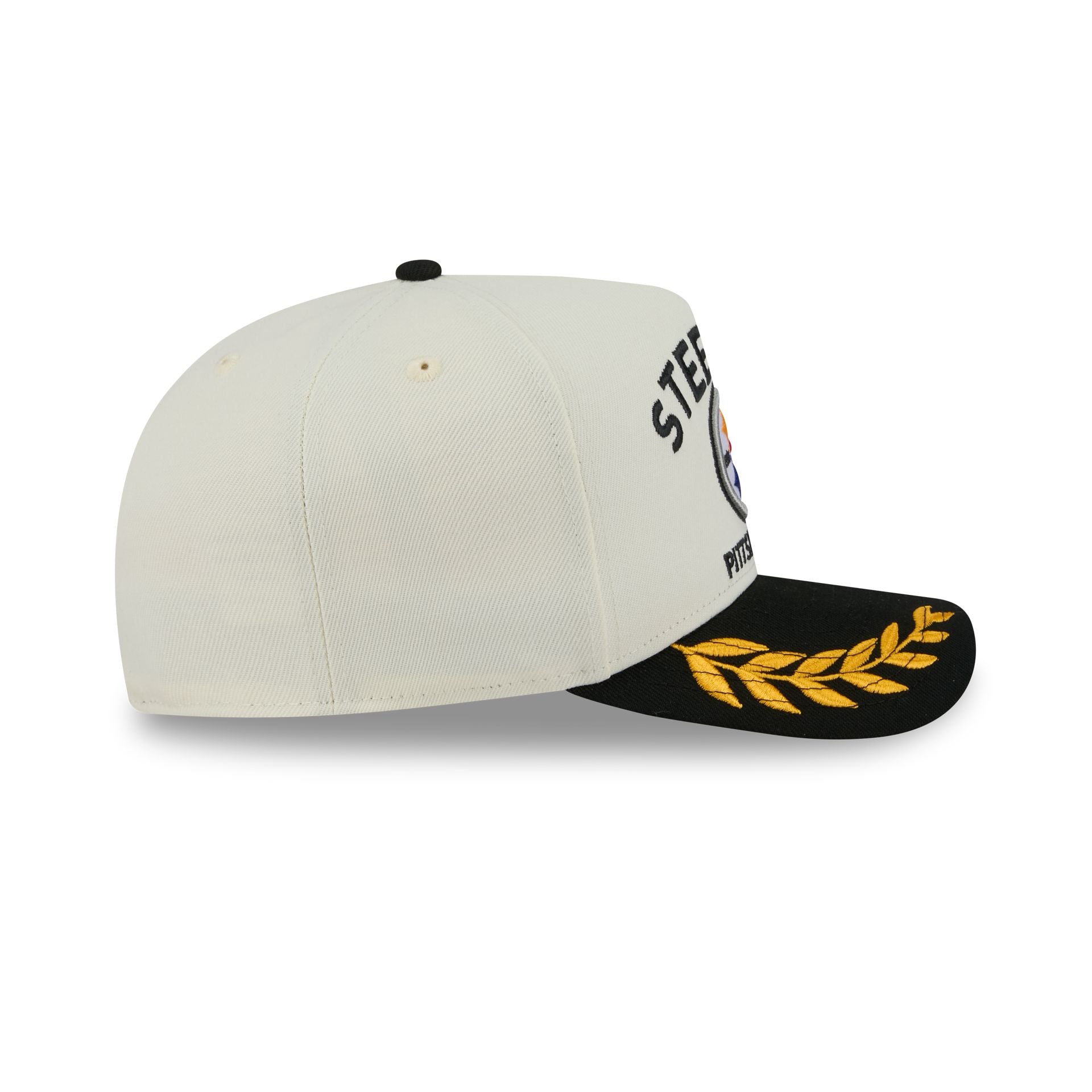 Pittsburgh Steelers 2025 Draft Chrome White 59FIFTY A-Frame Fitted Hat - Image 5