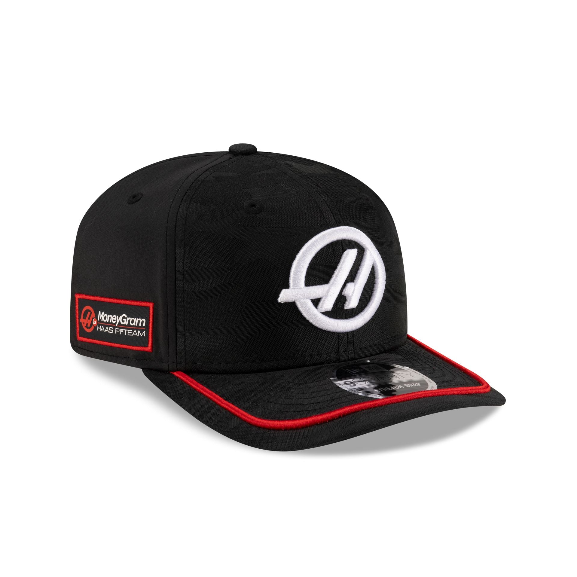 MoneyGram Haas F1 Team Black Camo 9SEVENTY Stretch-Snap Hat