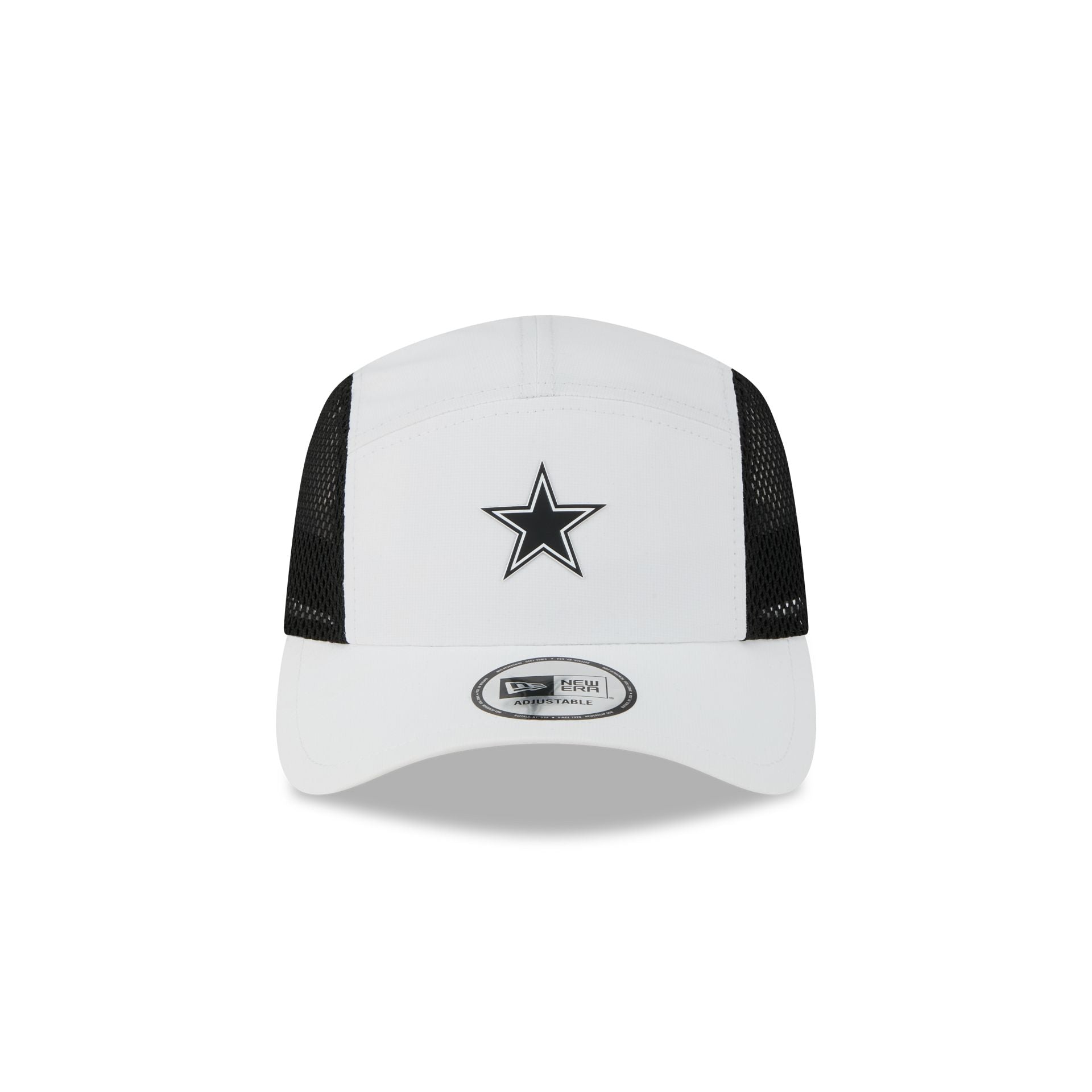 Dallas Cowboys White Poly Runner Adjustable Hat - Image 3