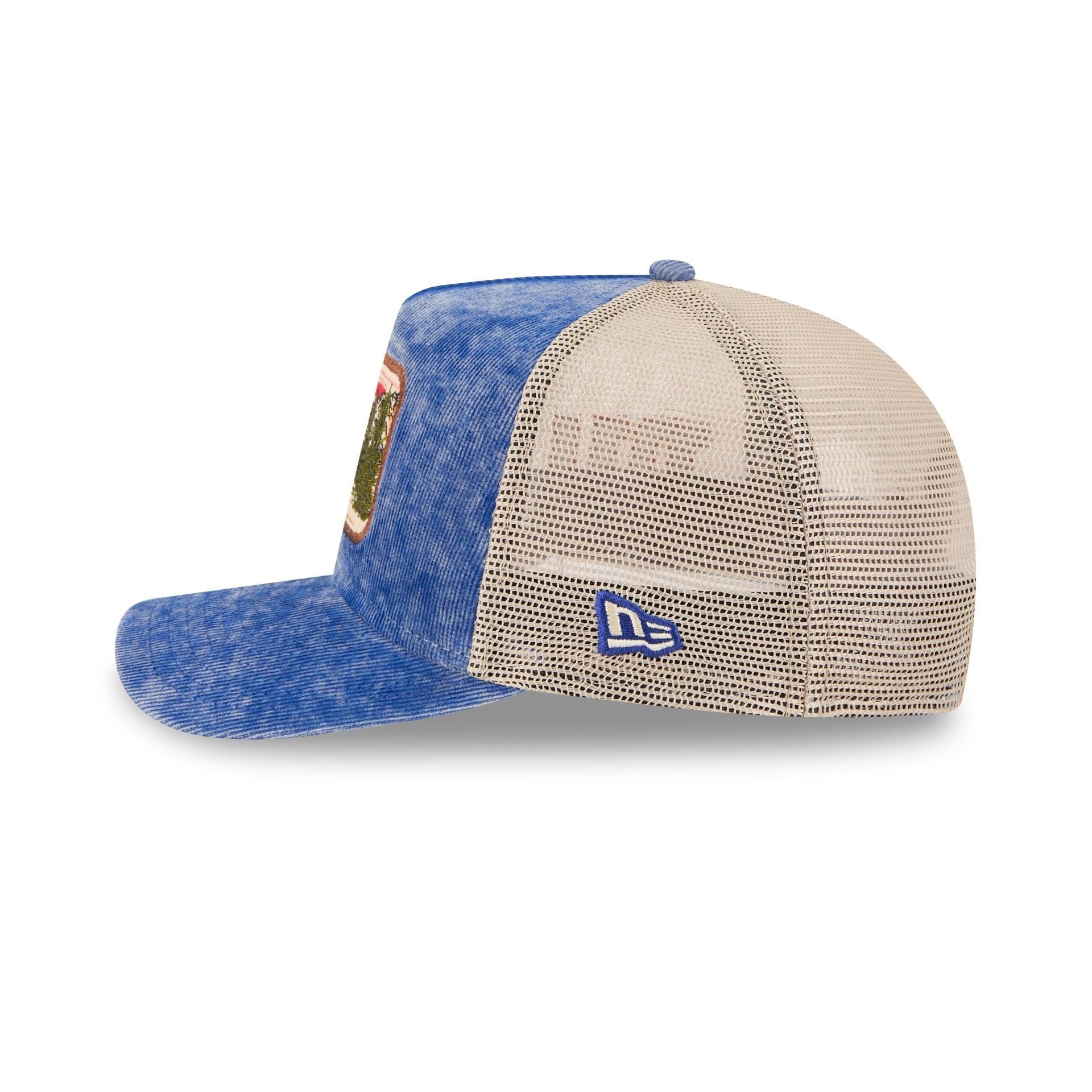 New York Giants Vintage Landscape 9FIFTY A-Frame Trucker Hat - Image 5