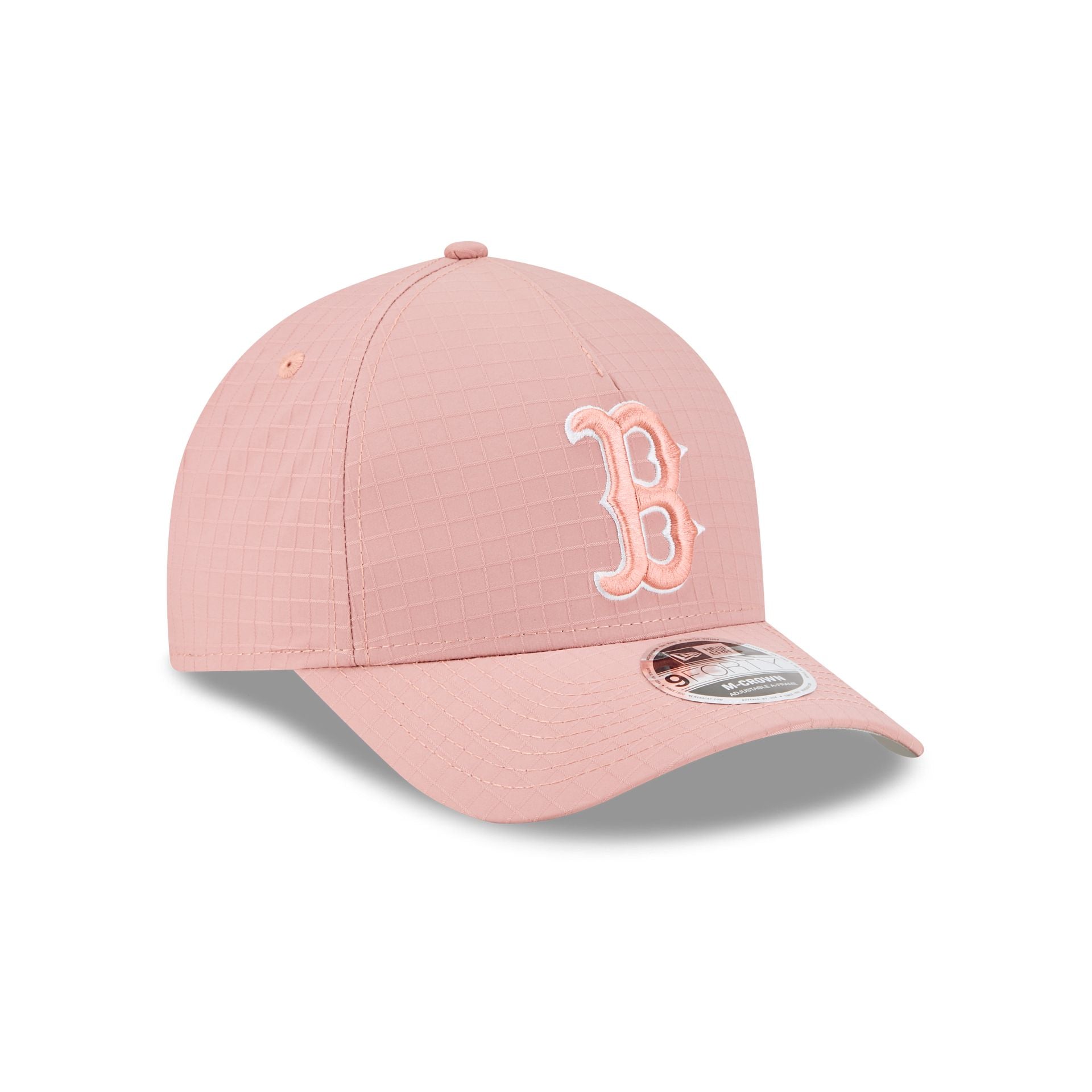 Boston Red Sox Pink Ripstop 9FORTY M-Crown A-Frame Snapback Hat - Image 3