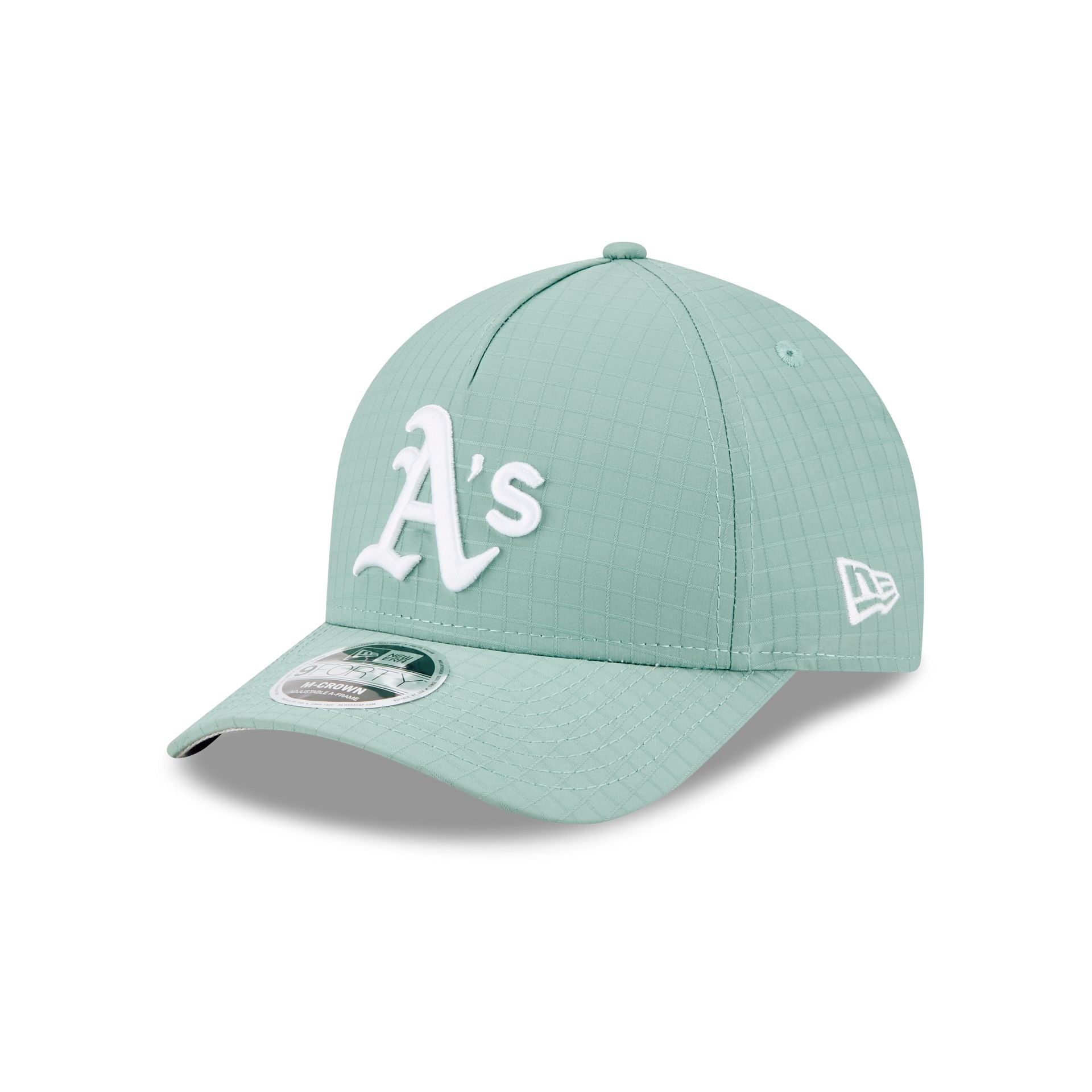 Athletics Green Ripstop 9FORTY M-Crown A-Frame Snapback Hat