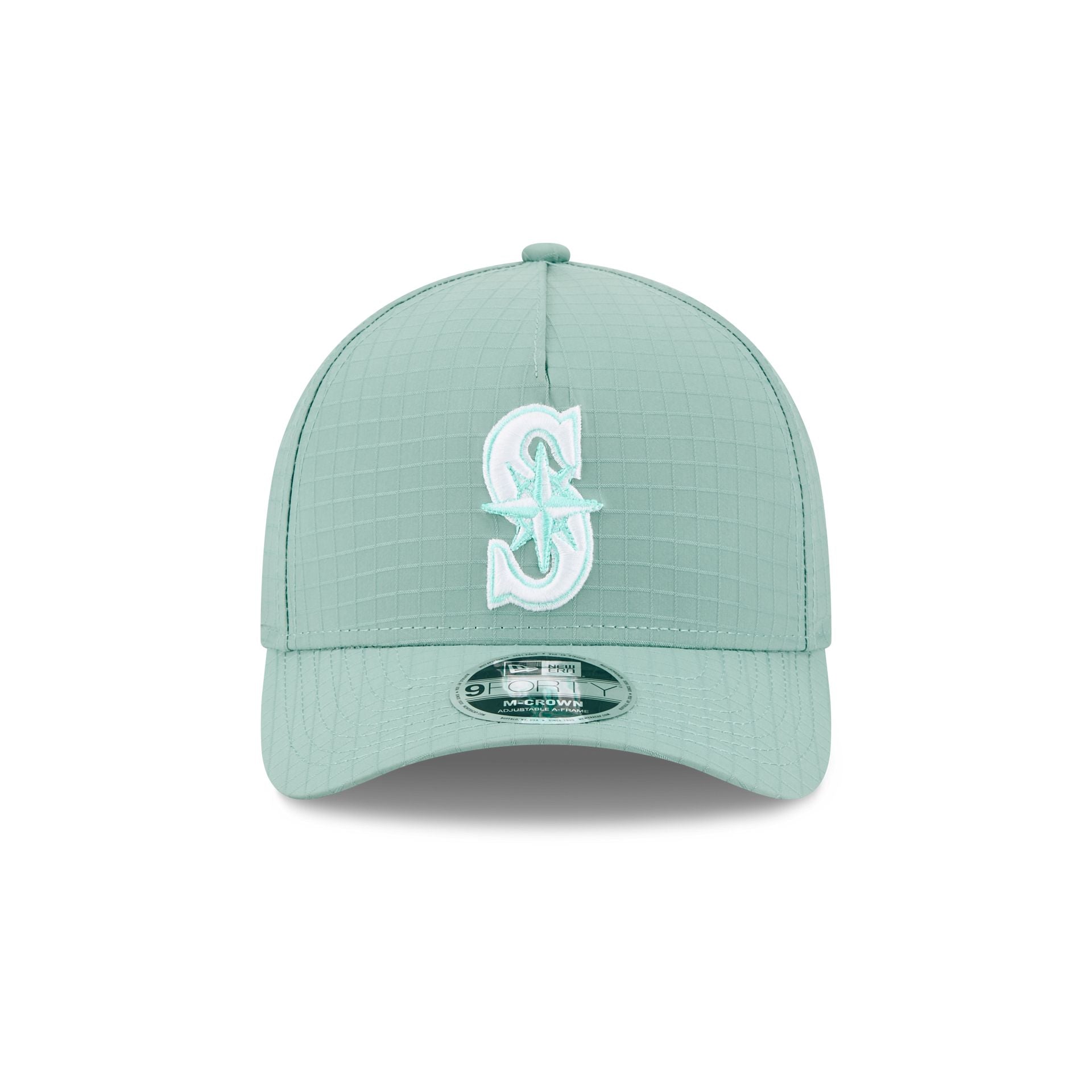 Seattle Mariners Green Ripstop 9FORTY M-Crown A-Frame Snapback Hat - Image 2