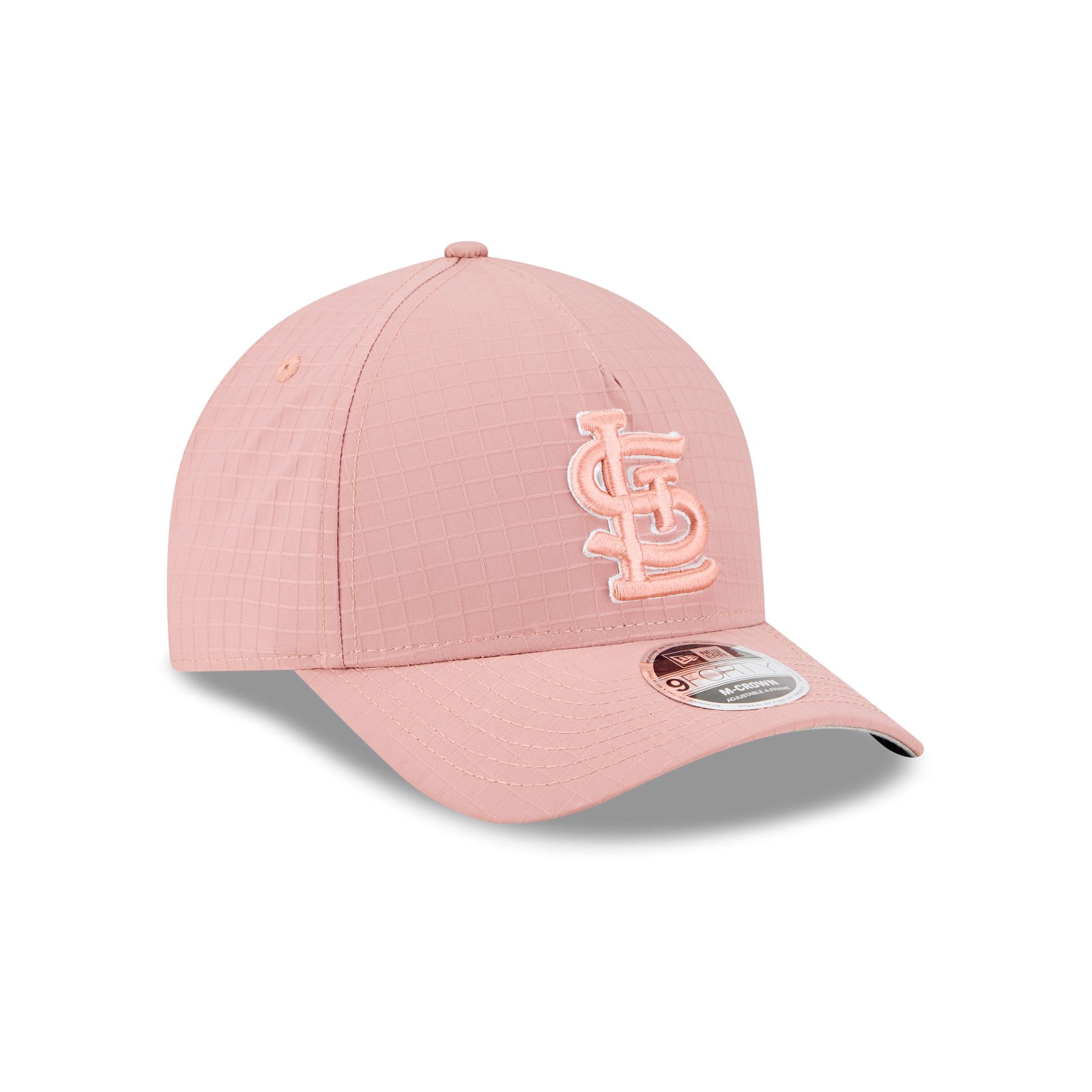 St. Louis Cardinals Pink Ripstop 9FORTY M-Crown A-Frame Snapback Hat - Image 3