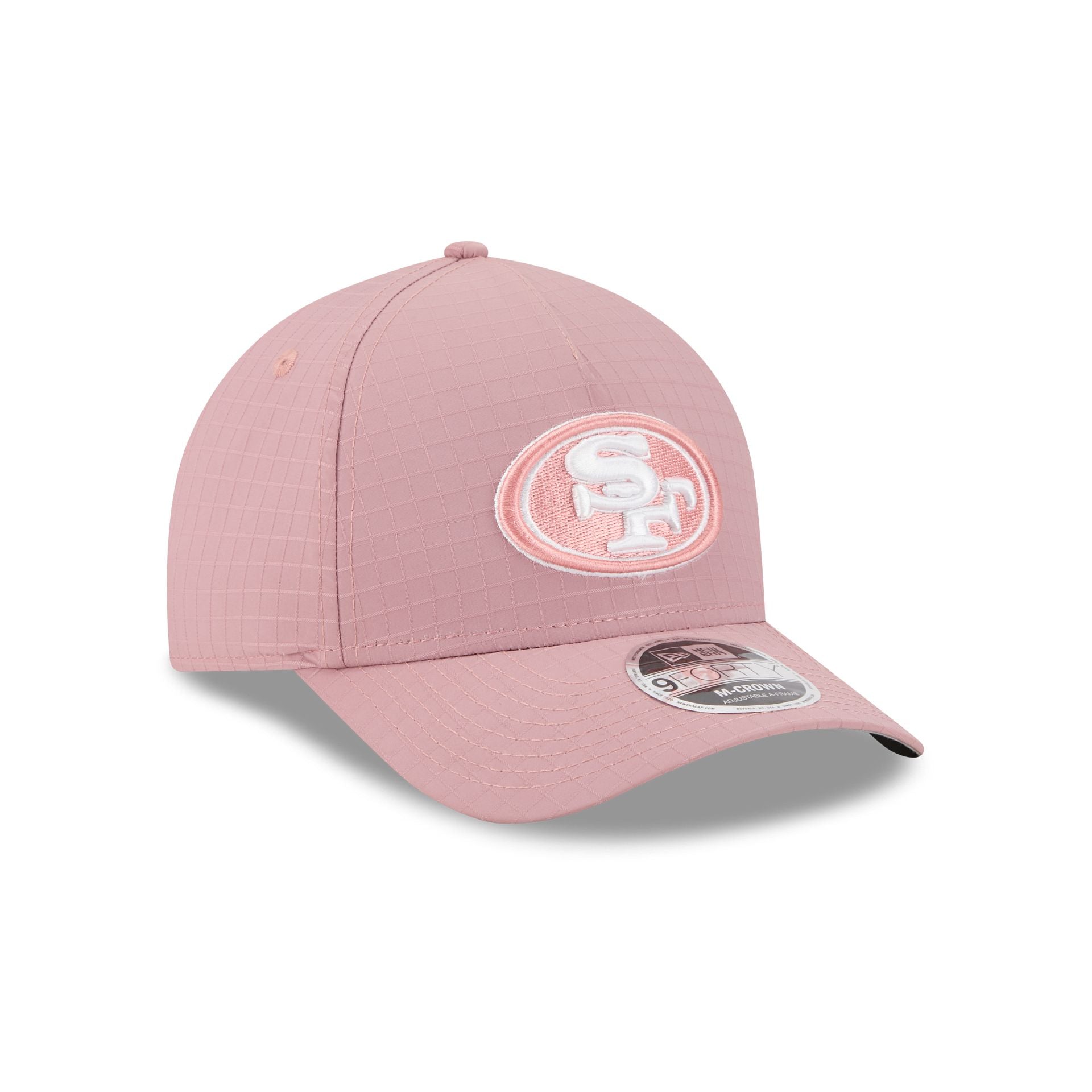 San Francisco 49ers Pink Ripstop 9FORTY M-Crown A-Frame Snapback Hat - Image 3