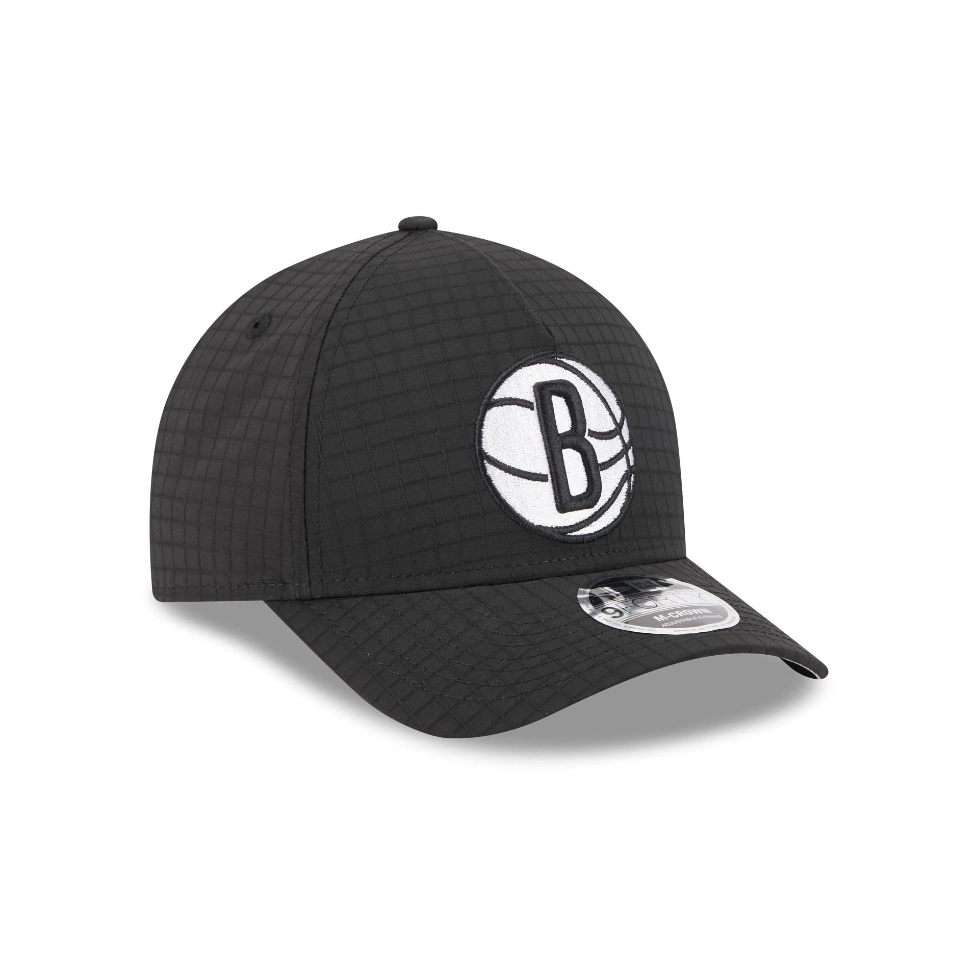 Brooklyn Nets Ripstop 9FORTY M-Crown A-Frame Snapback Hat - Image 3