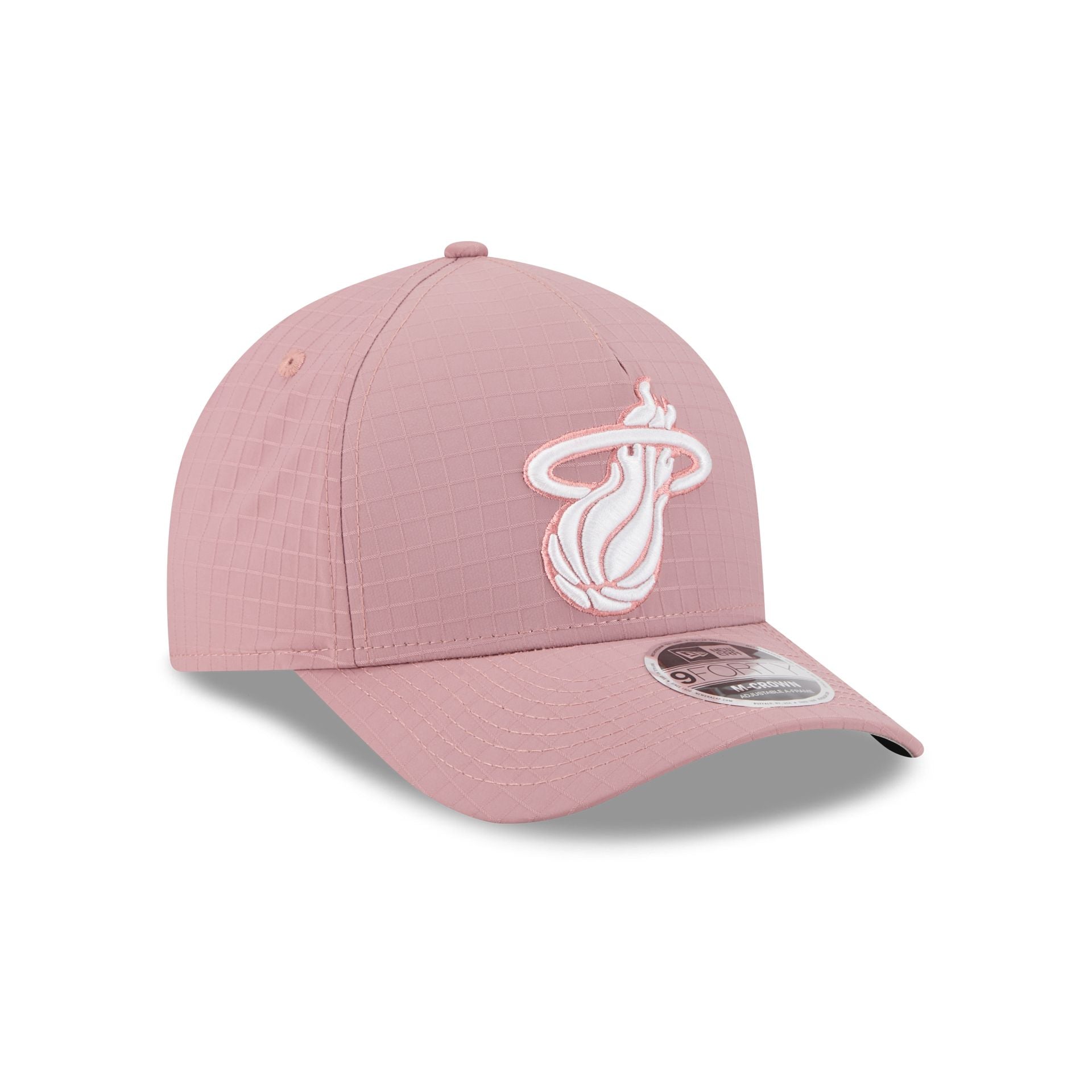 Miami Heat Pink Ripstop 9FORTY M-Crown A-Frame Snapback Hat - Image 3