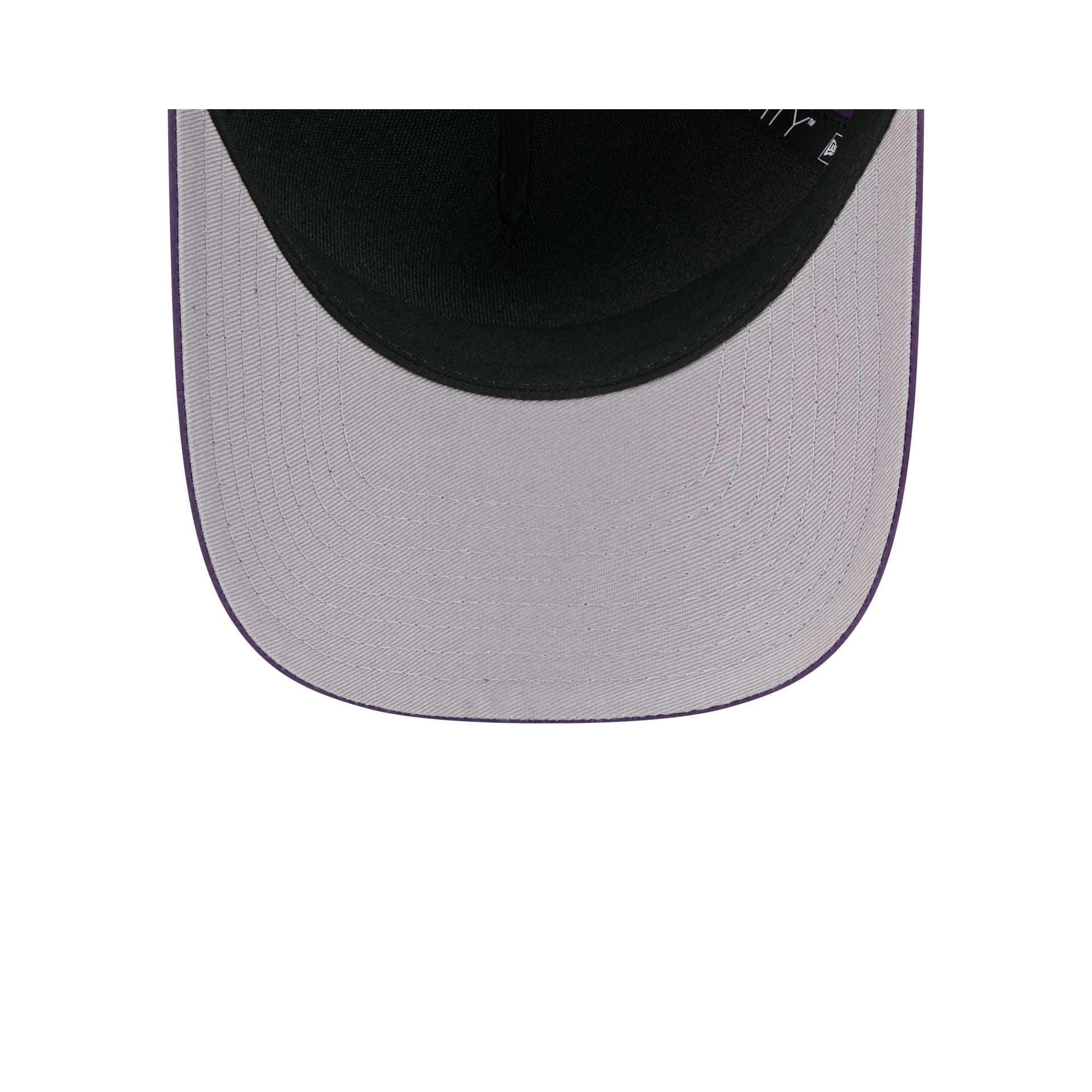 Los Angeles Lakers Ripstop 9FORTY M-Crown A-Frame Snapback Hat - Image 7