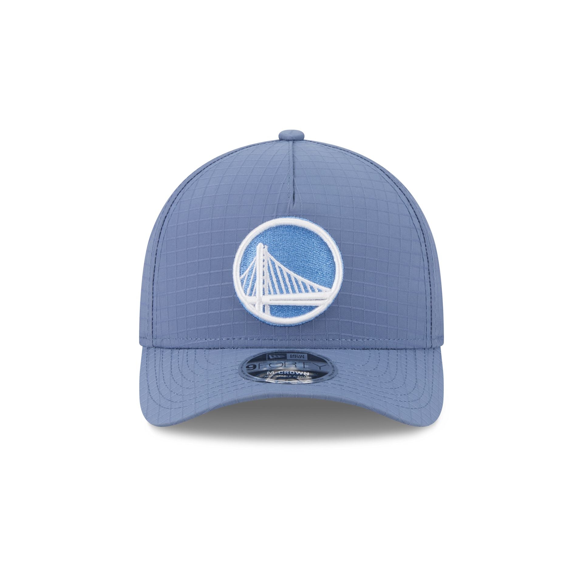 Golden State Warriors Blue Ripstop 9FORTY M-Crown A-Frame Snapback Hat - Image 2