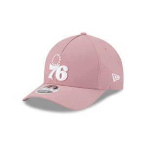 Philadelphia 76ers Pink Ripstop 9FORTY M-Crown A-Frame Snapback Hat