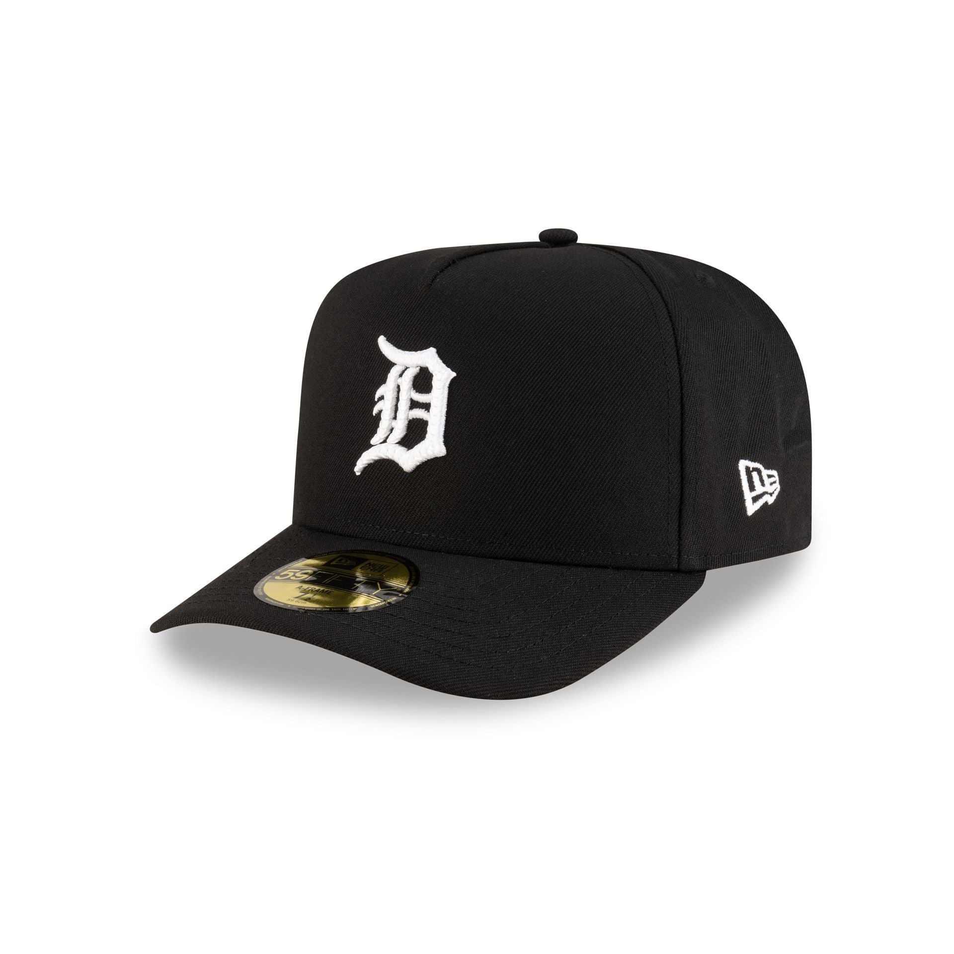 Detroit Tigers Black Script Safety Pin 59FIFTY A-Frame Fitted Hat - Image 3