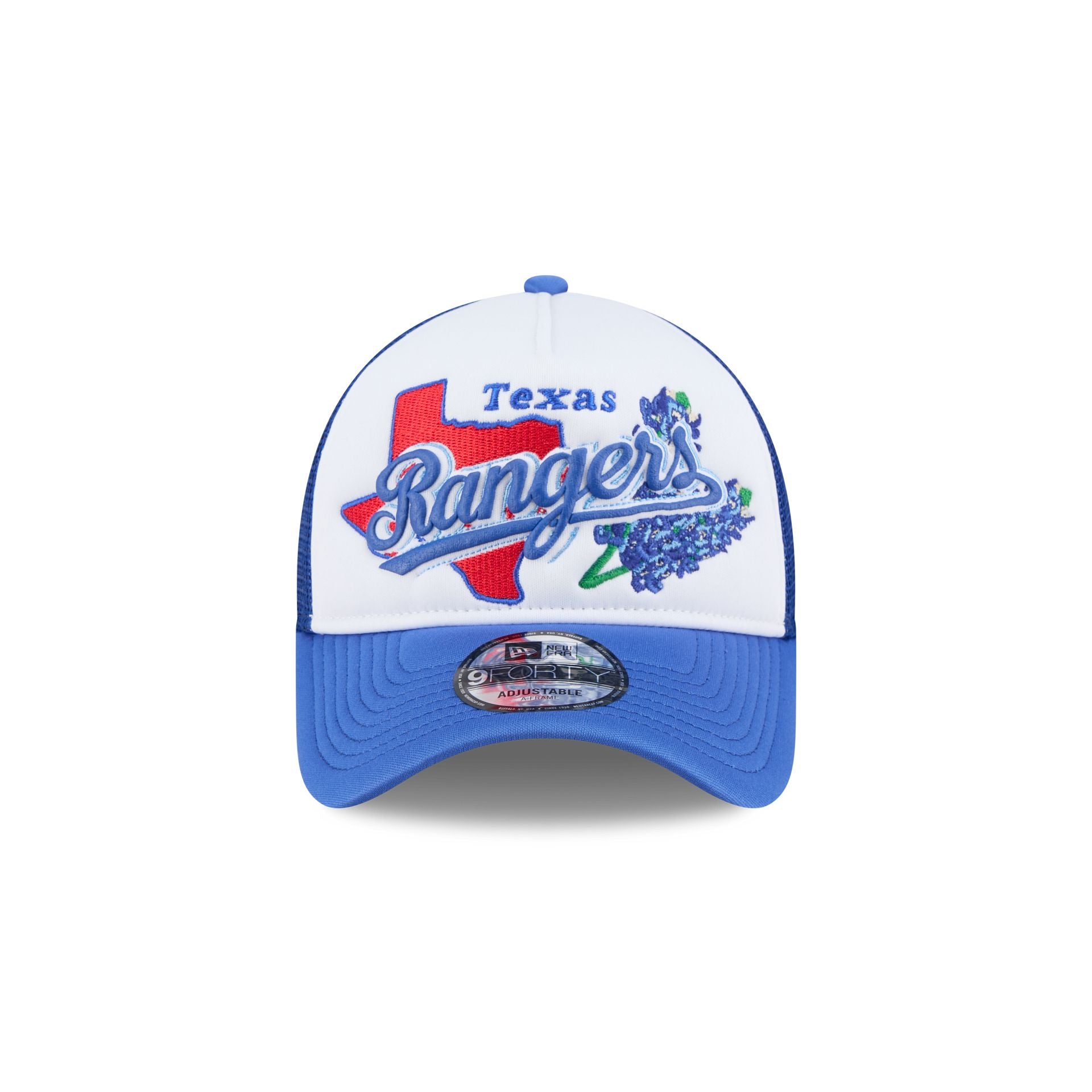Texas Rangers State Flower 9FORTY A-Frame Trucker Hat - Image 2