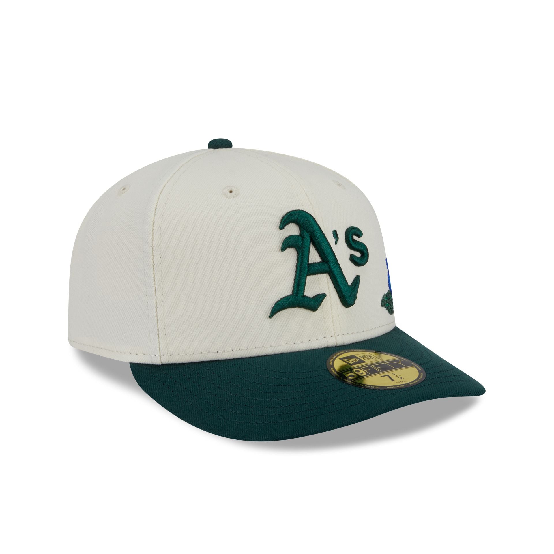 Athletics Tonal Florals White 59FIFTY Fitted Hat - Image 3