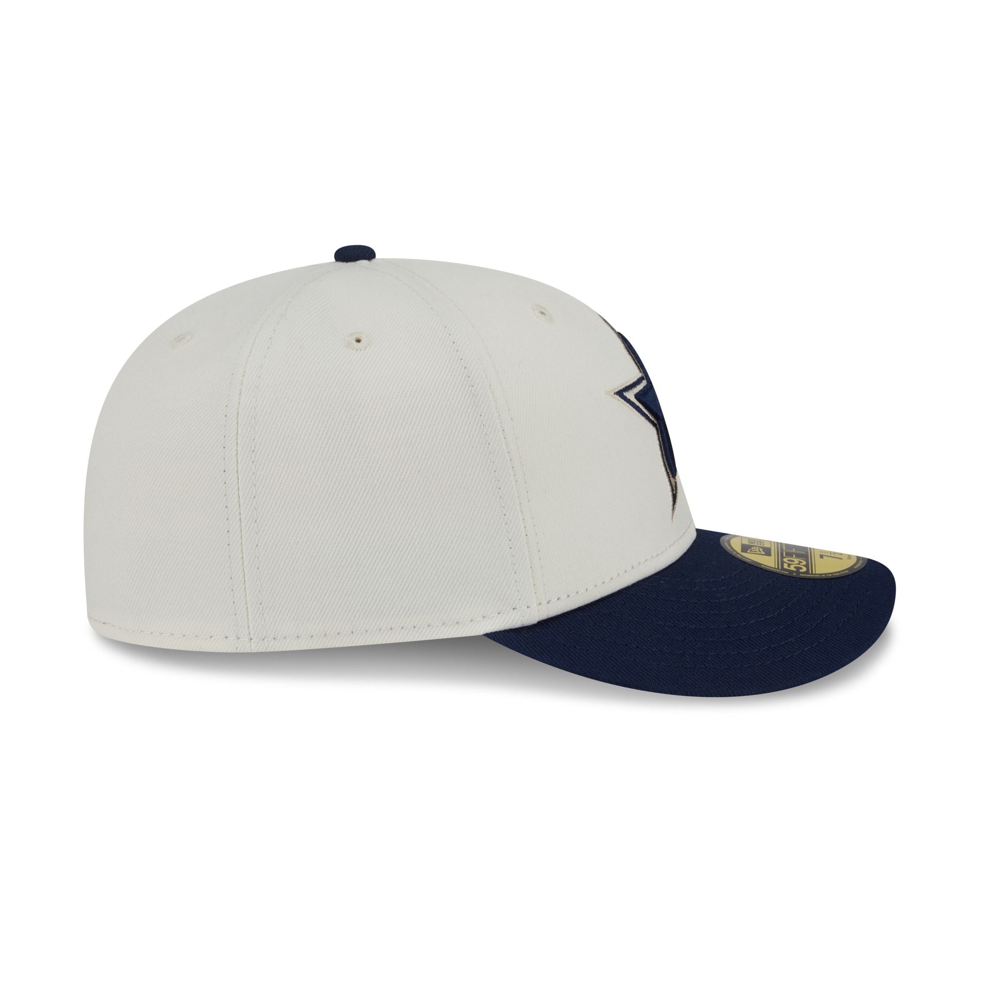 Dallas Cowboys Tonal Florals White 59FIFTY Fitted Hat - Image 5