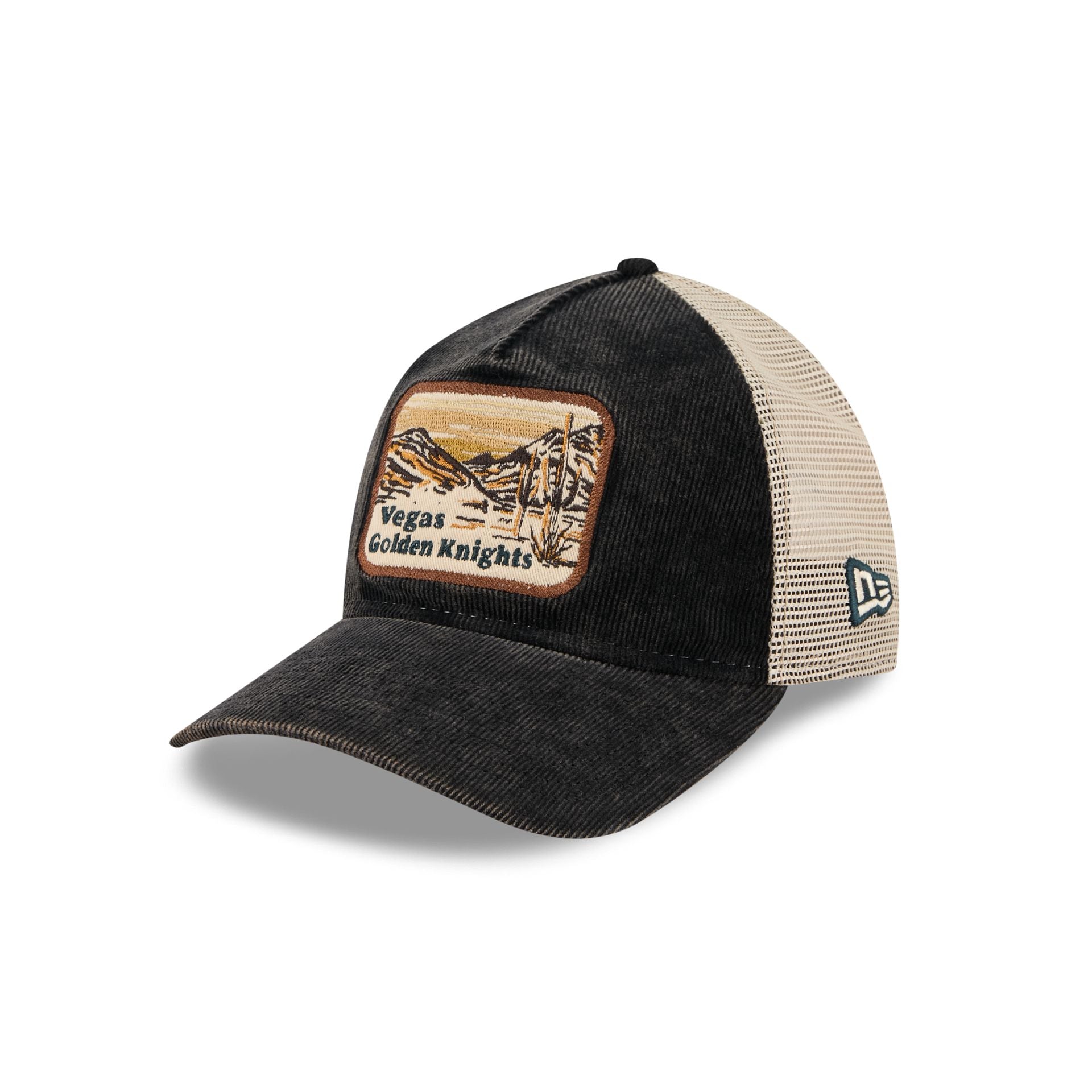 Vegas Golden Knights Vintage Landscape 9TWENTY A-Frame Trucker Hat - Image 3