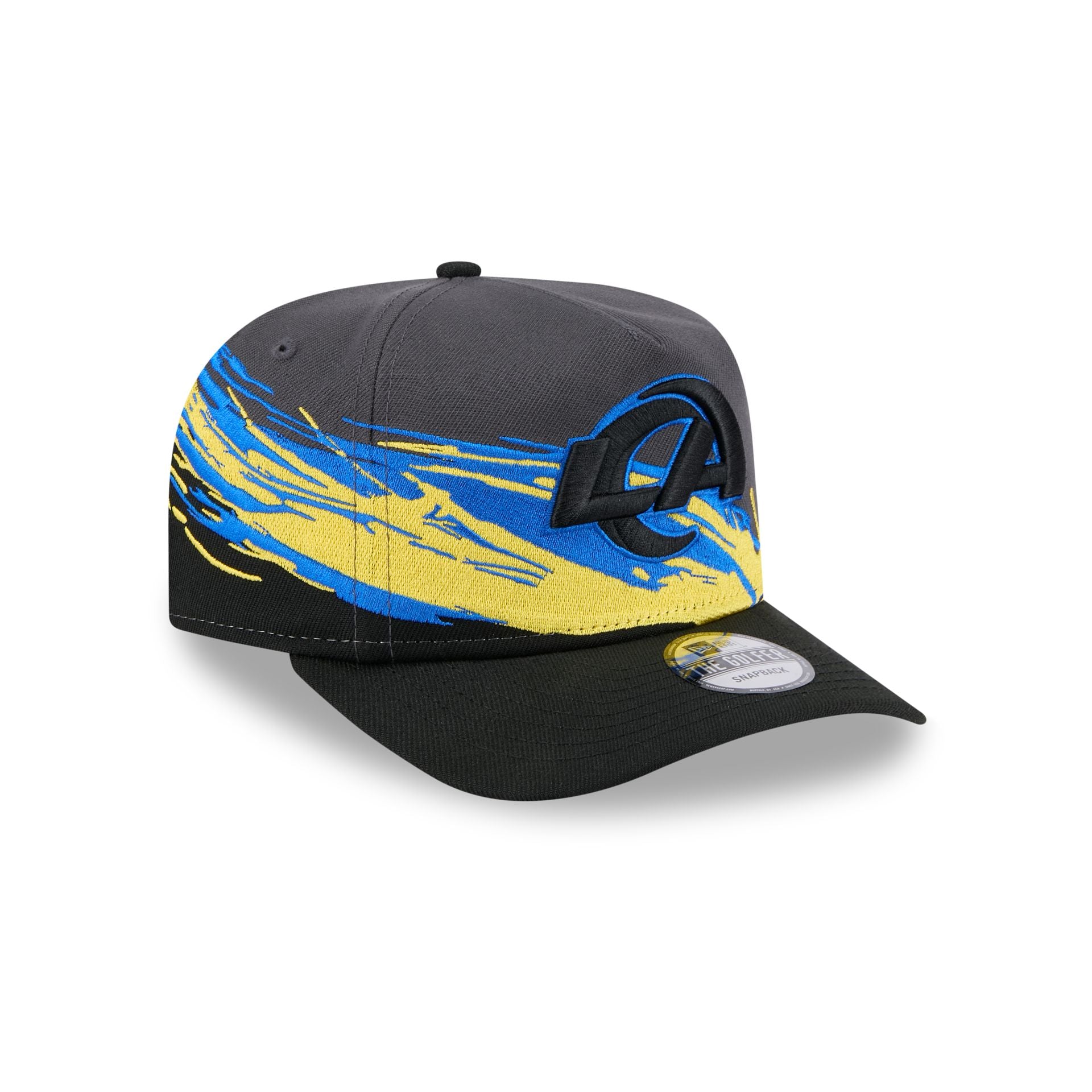 Los Angeles Rams Graphite Brushstroke Golfer Hat - Image 3