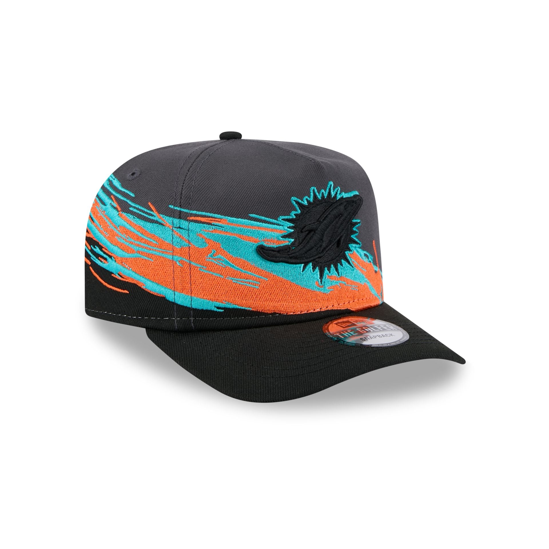 Miami Dolphins Graphite Brushstroke Golfer Hat - Image 3
