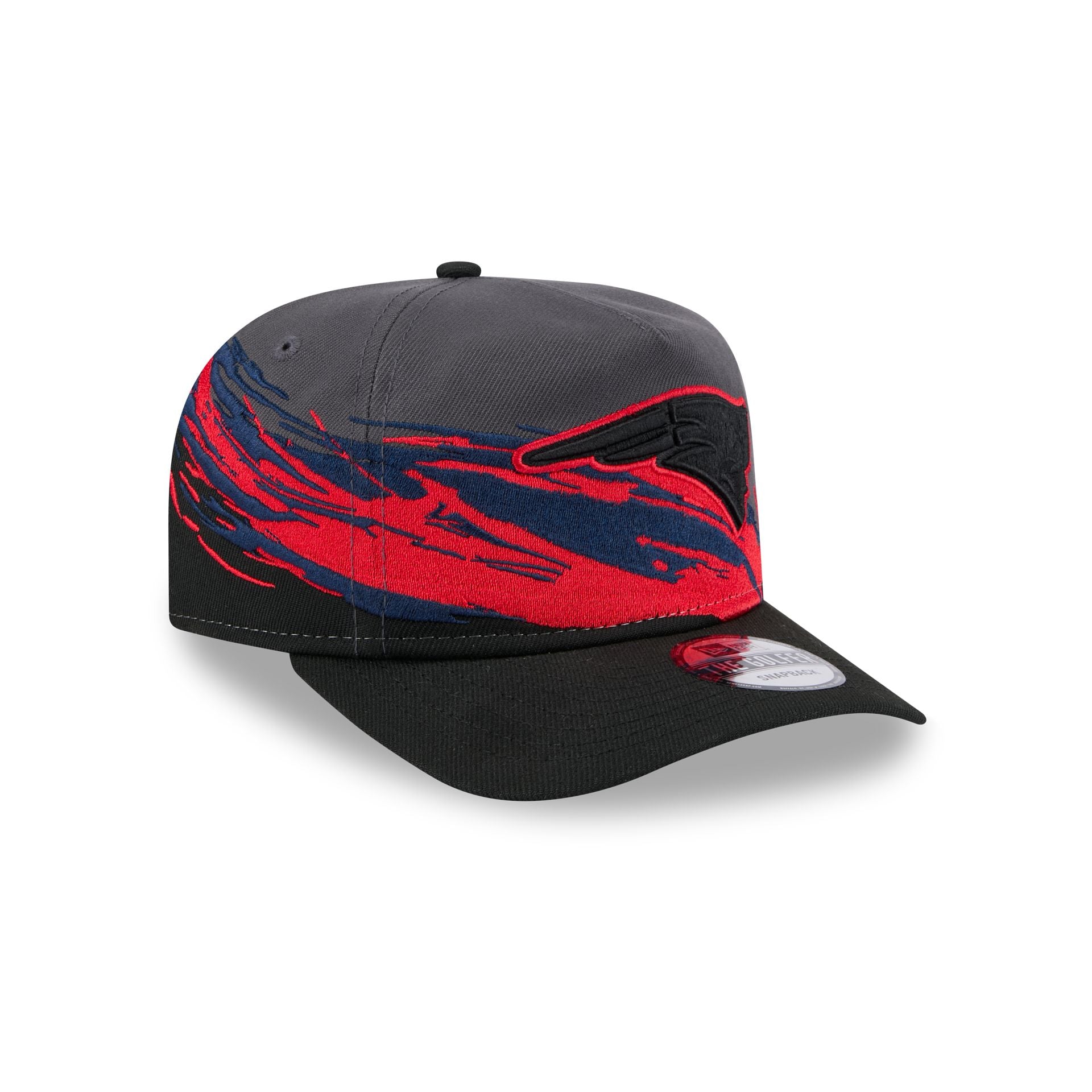 New England Patriots Graphite Brushstroke Golfer Hat - Image 3