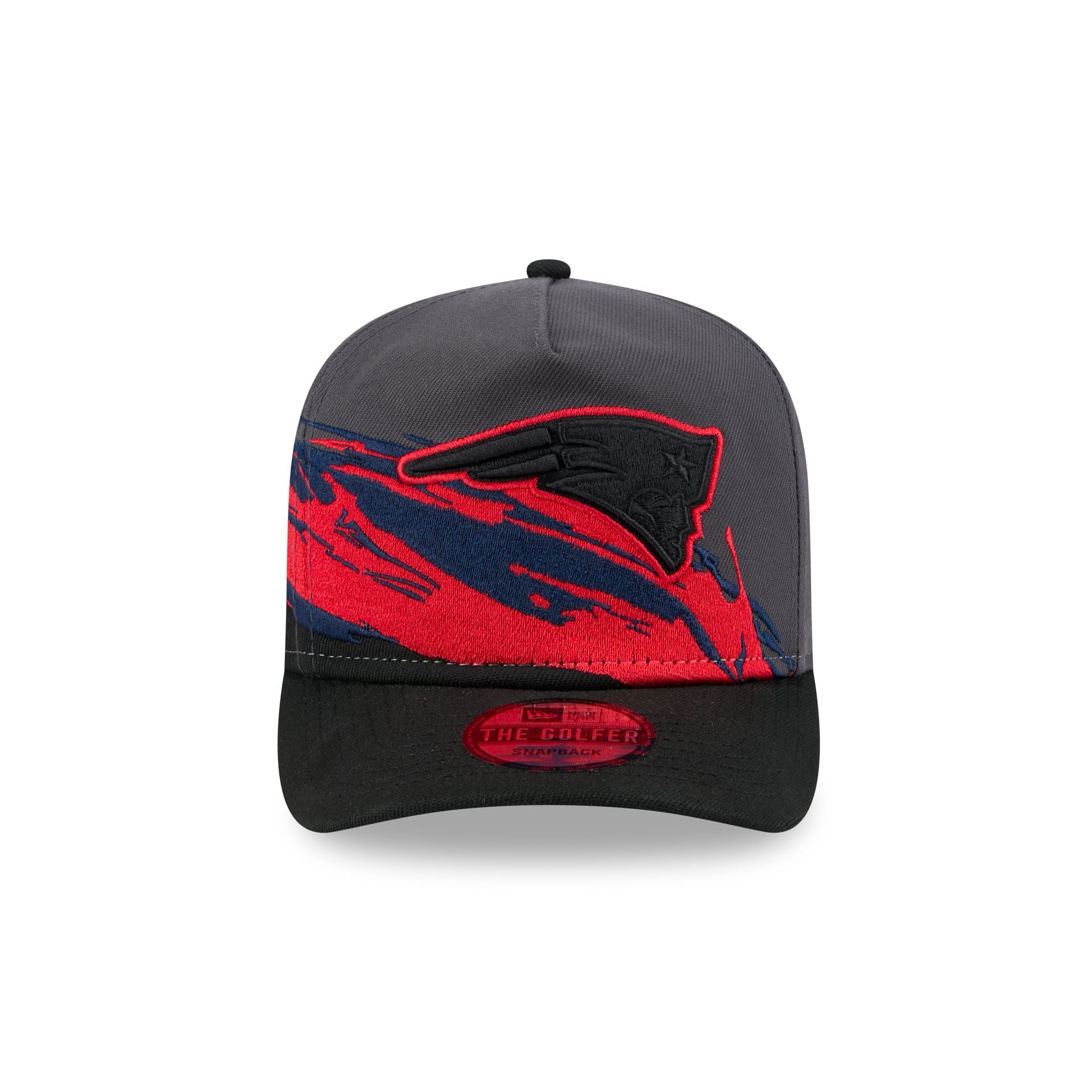 New England Patriots Graphite Brushstroke Golfer Hat - Image 2