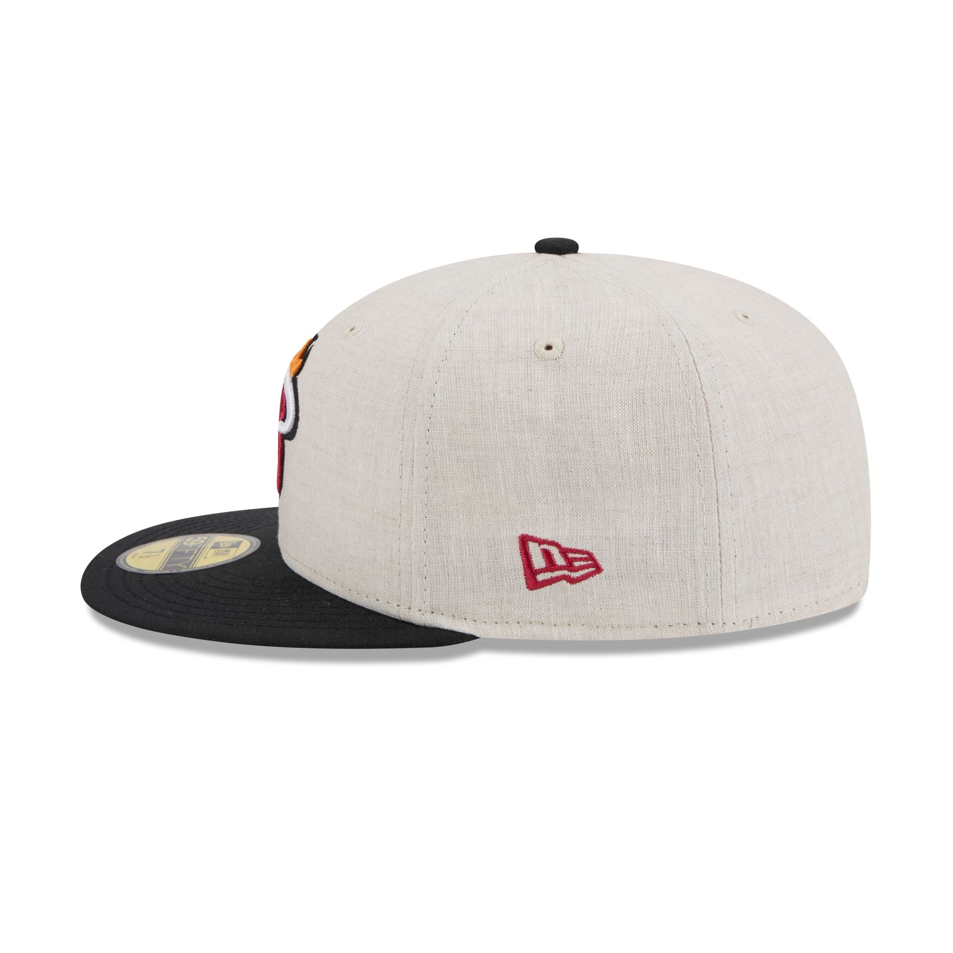 Miami Heat Linen 59FIFTY Fitted Hat - Image 5