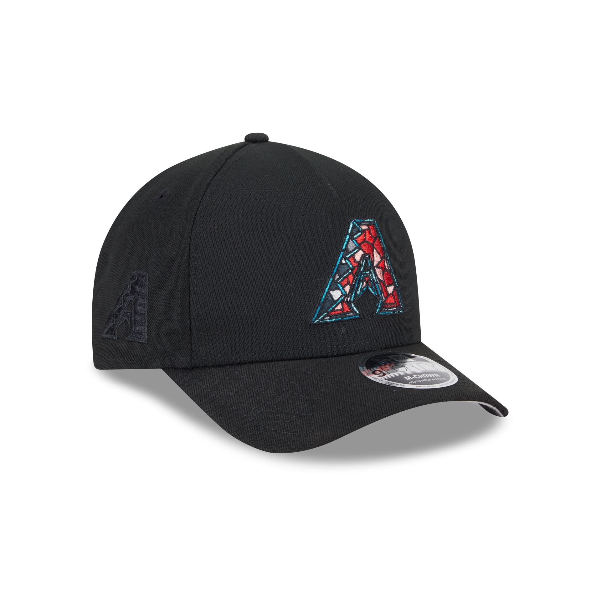 Arizona Diamondbacks Stained Glass 9FORTY M-Crown A-Frame Snapback Hat - Image 3