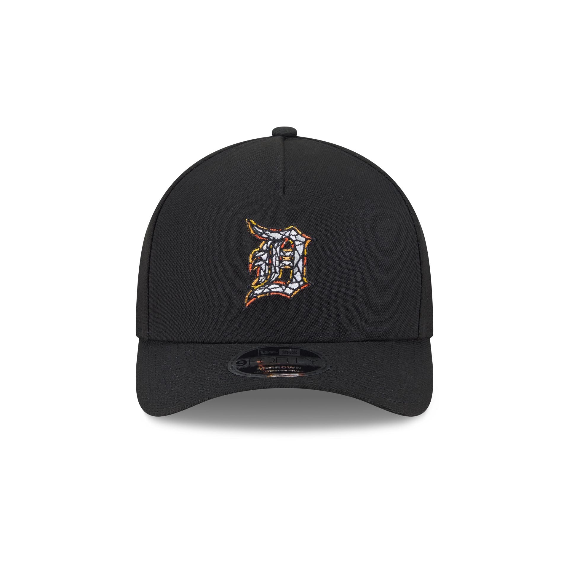 Detroit Tigers Stained Glass 9FORTY M-Crown A-Frame Snapback Hat - Image 2