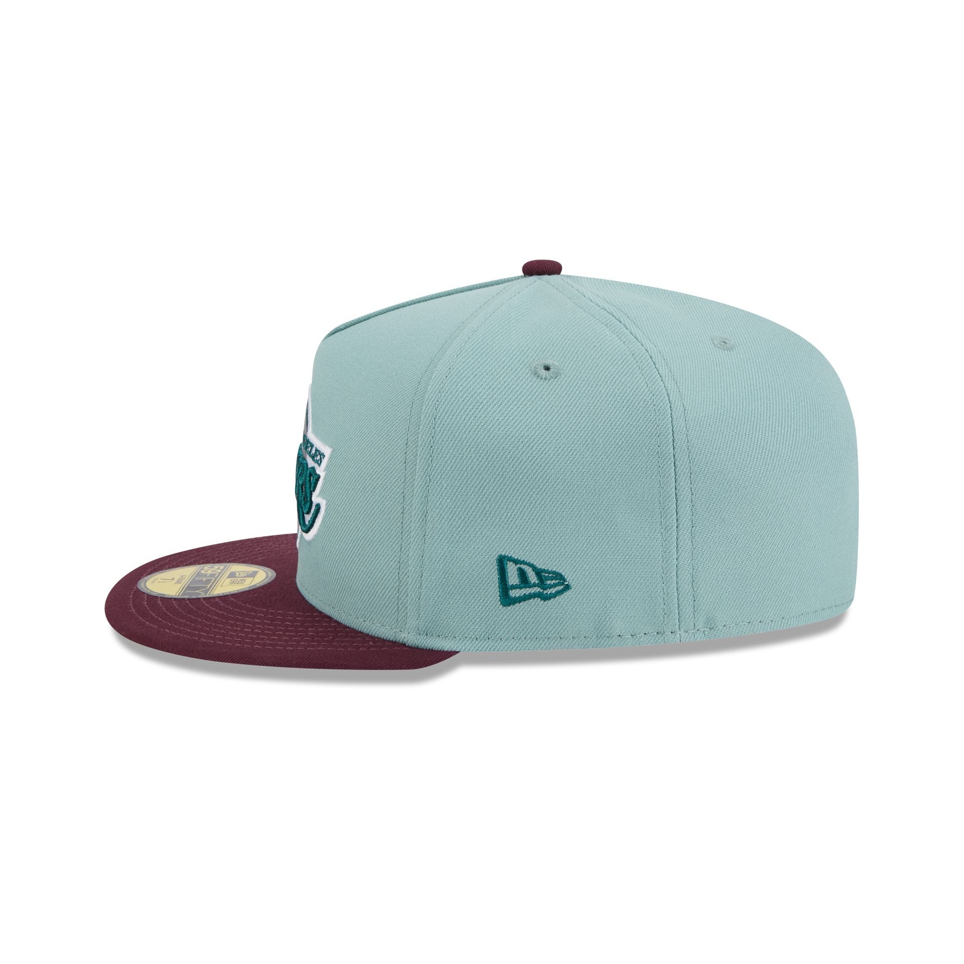 Los Angeles Lakers Beach Kiss Blue 59FIFTY A-Frame Fitted Hat - Image 4