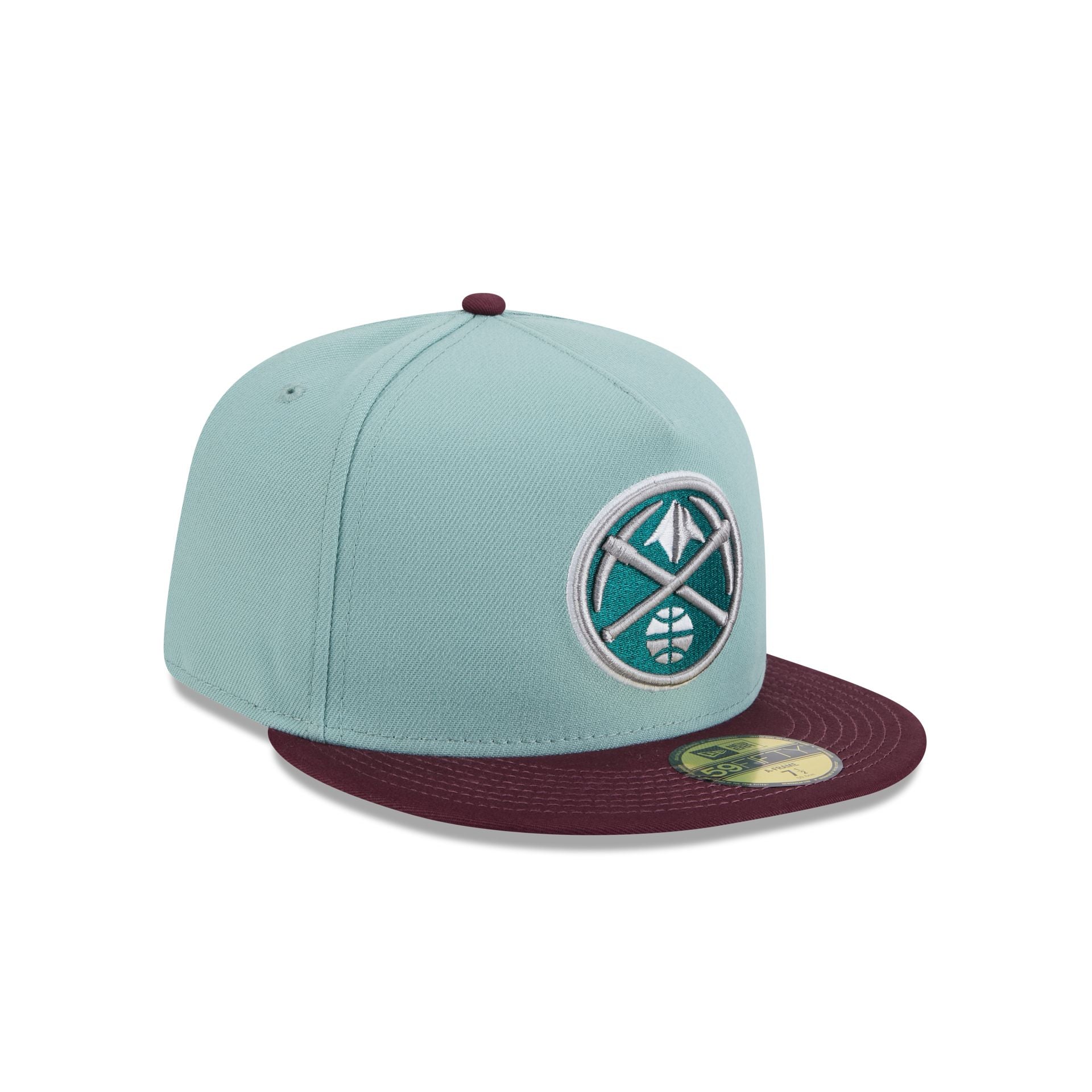 Denver Nuggets Beach Kiss Blue 59FIFTY A-Frame Fitted Hat - Image 3