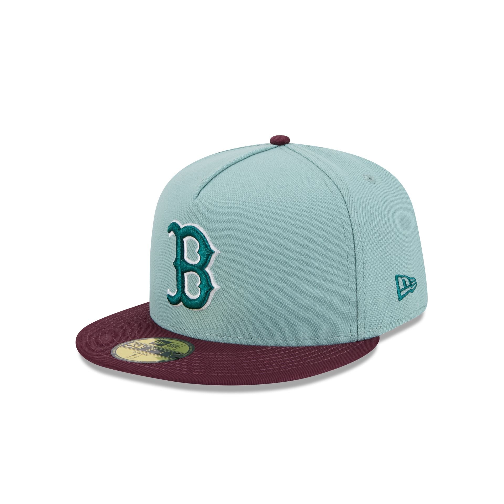 Boston Red Sox Beach Kiss Blue 59FIFTY A-Frame Fitted Hat - Image 3