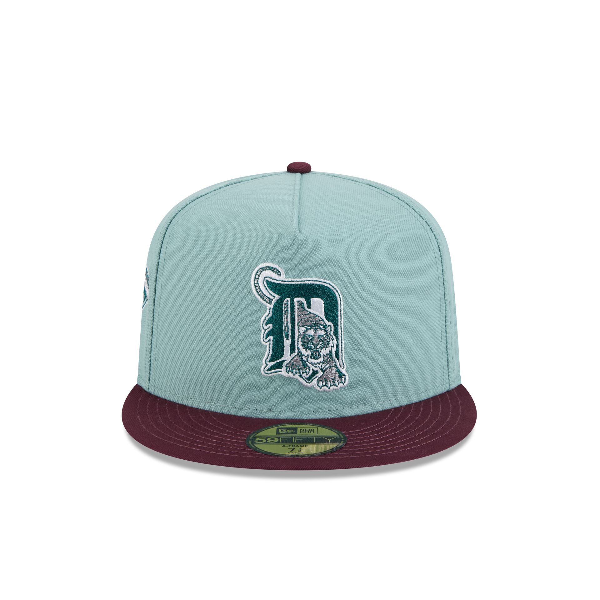 Detroit Tigers Beach Kiss Blue 59FIFTY A-Frame Fitted Hat - Image 2