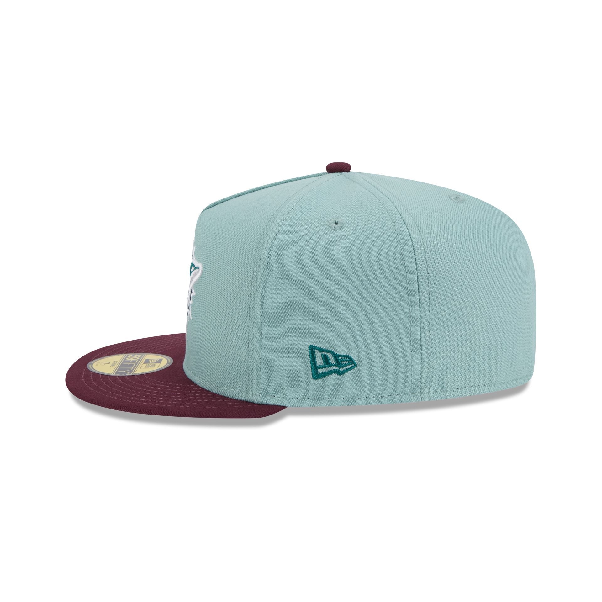 Miami Dolphins Beach Kiss Blue 59FIFTY A-Frame Fitted Hat - Image 5