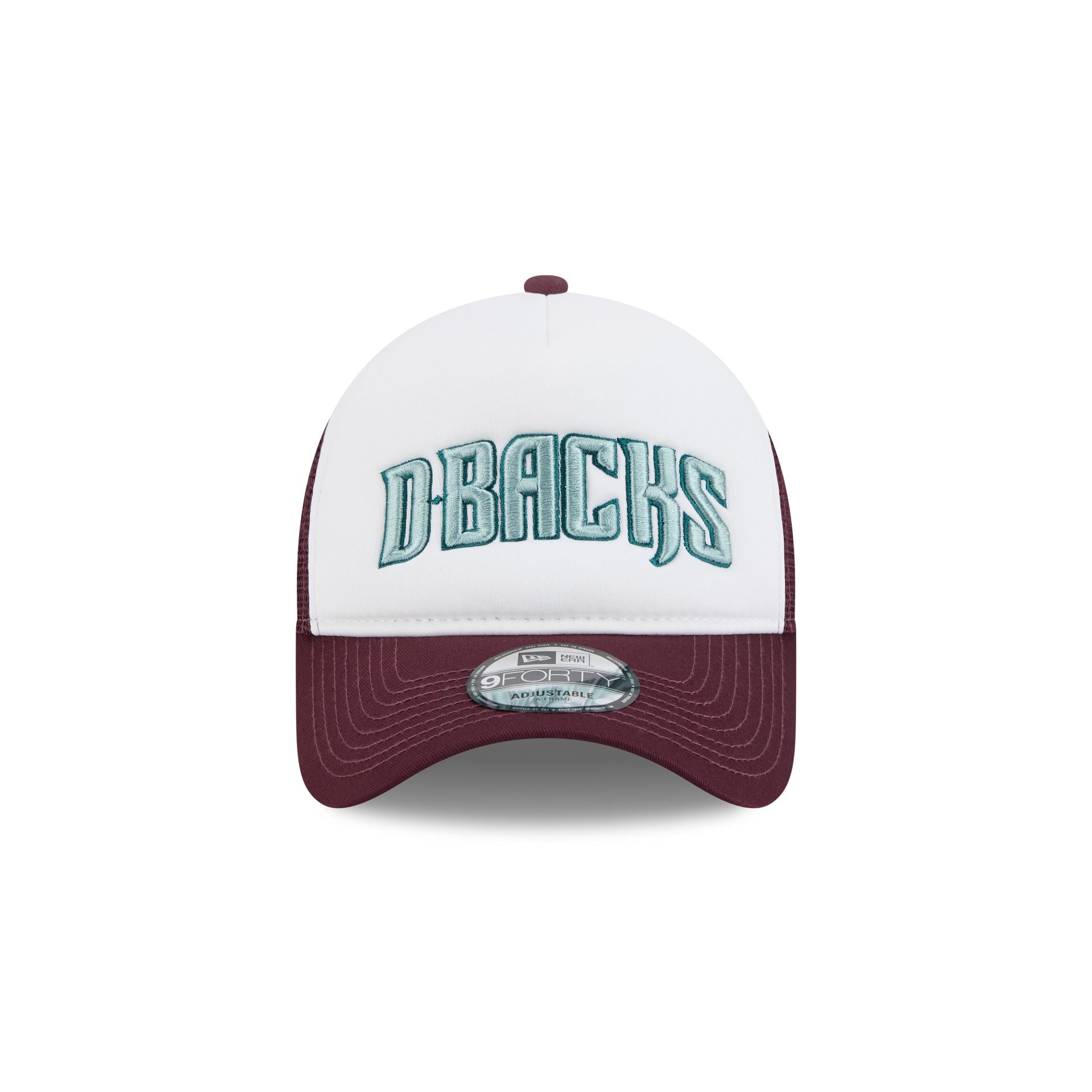Arizona Diamondbacks Optic White 9FORTY A-Frame Snapback Hat - Image 2