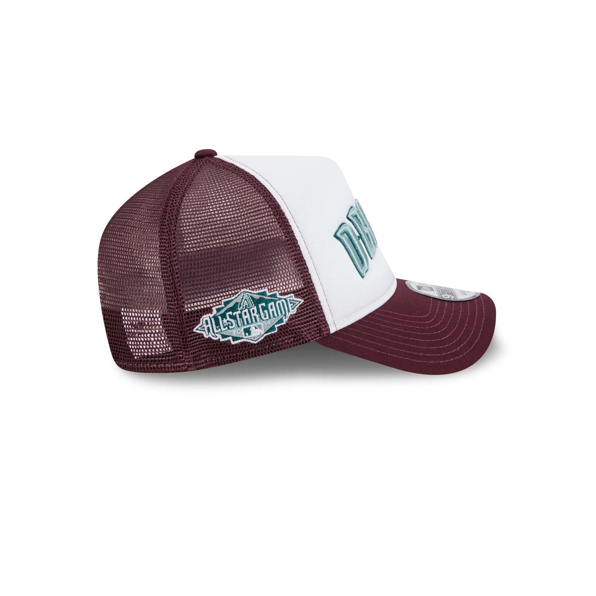 Arizona Diamondbacks Optic White 9FORTY A-Frame Snapback Hat - Image 4