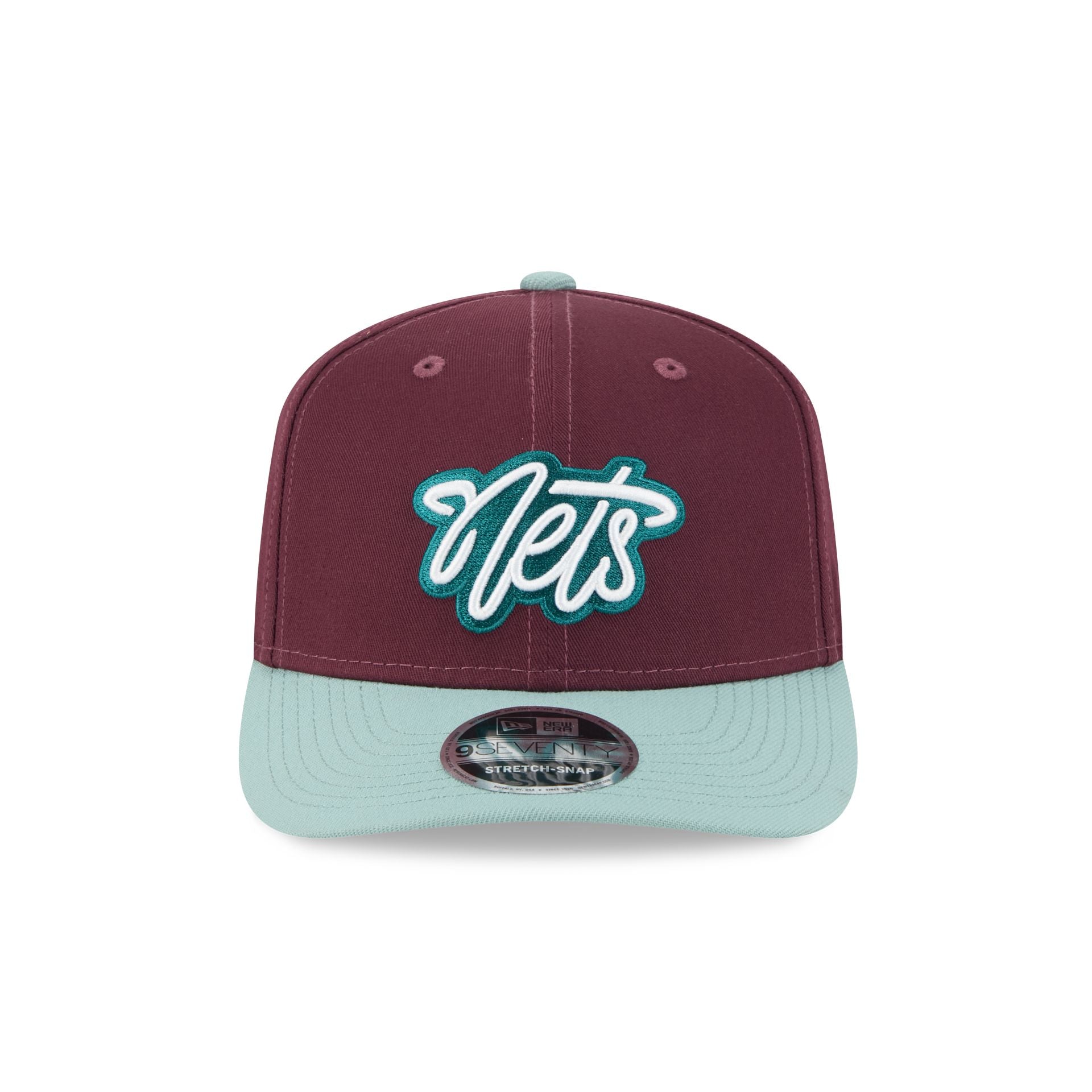Brooklyn Nets Maroon 9SEVENTY Stretch-Snap Hat - Image 2