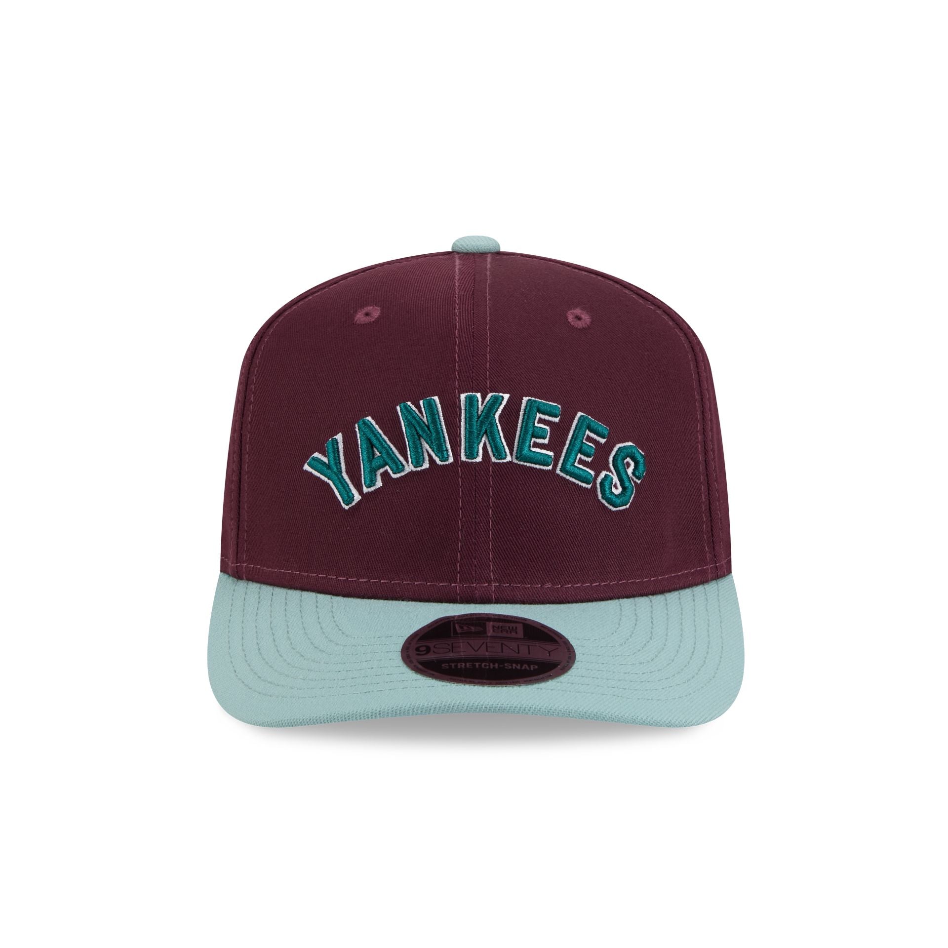 New York Yankees Maroon 9SEVENTY Stretch-Snap Hat - Image 2