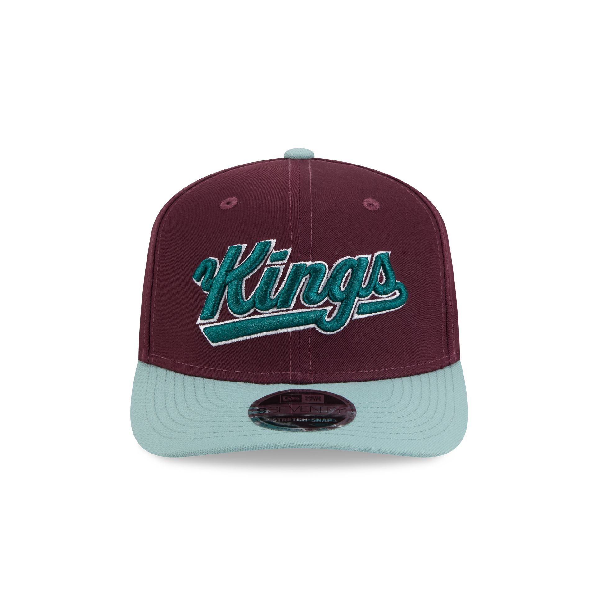 Sacramento Kings Maroon 9SEVENTY Stretch-Snap Hat - Image 2
