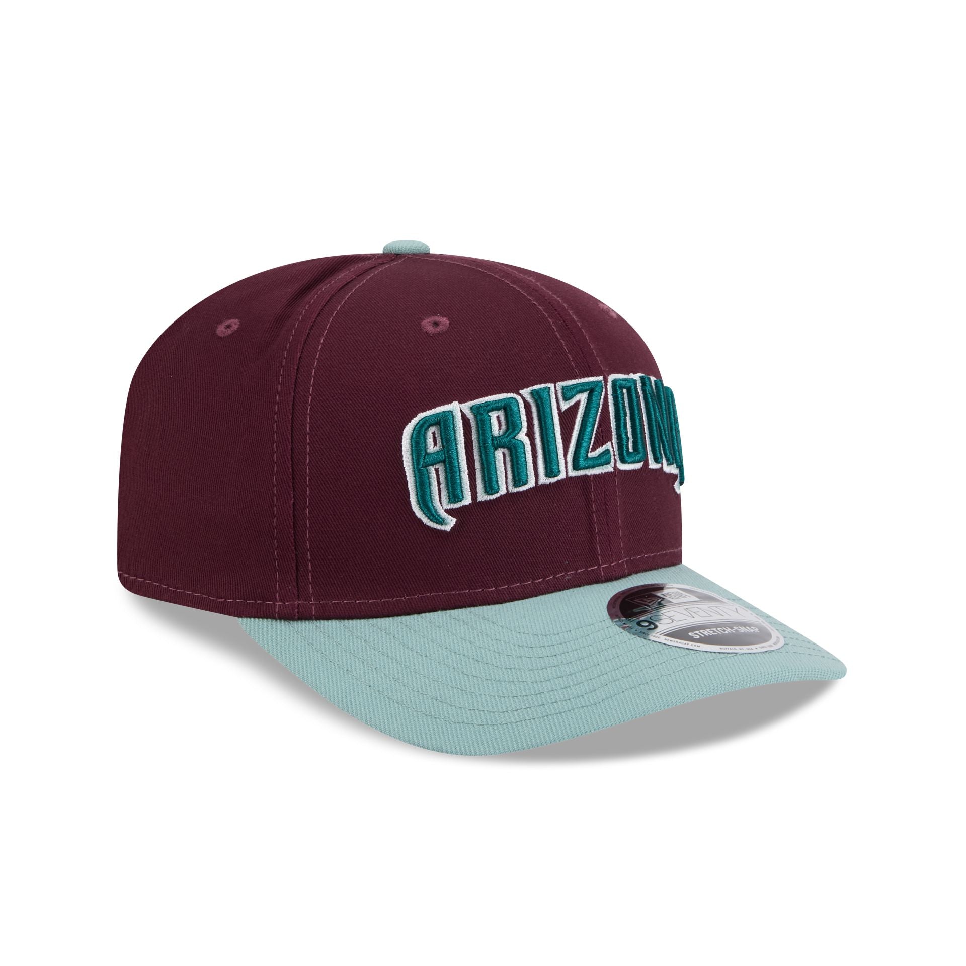 Arizona Diamondbacks Maroon 9SEVENTY Stretch-Snap Hat - Image 3