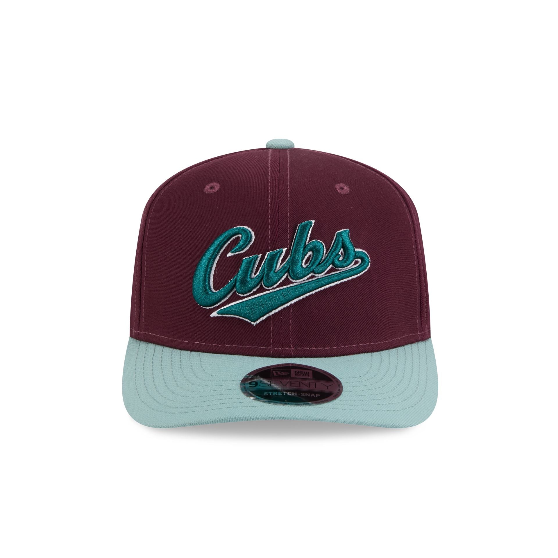 Chicago Cubs Maroon 9SEVENTY Stretch-Snap Hat - Image 2