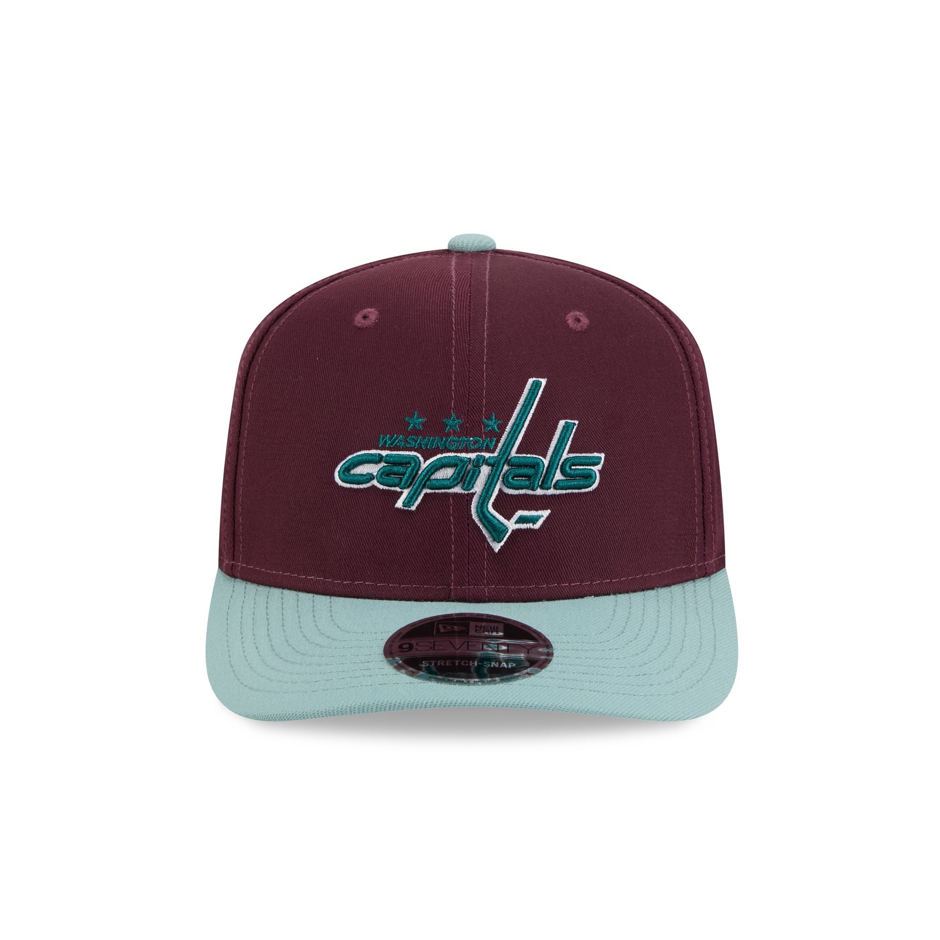 Washington Capitals Maroon 9SEVENTY Stretch-Snap Hat - Image 2