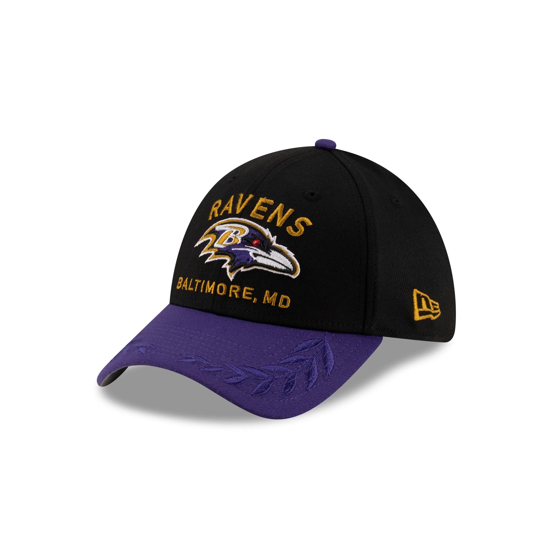 Baltimore Ravens 2025 Draft 39THIRTY Stretch Fit Hat