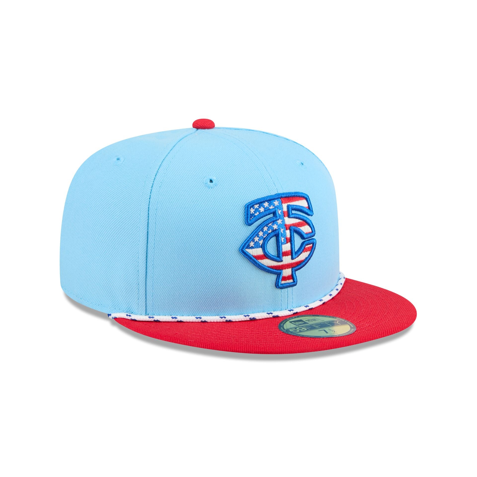 Minnesota Twins Independence Day 2025 59FIFTY Fitted Hat - Image 3