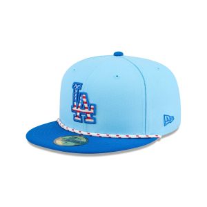 Los Angeles Dodgers Independence Day 2025 59FIFTY Fitted Hat