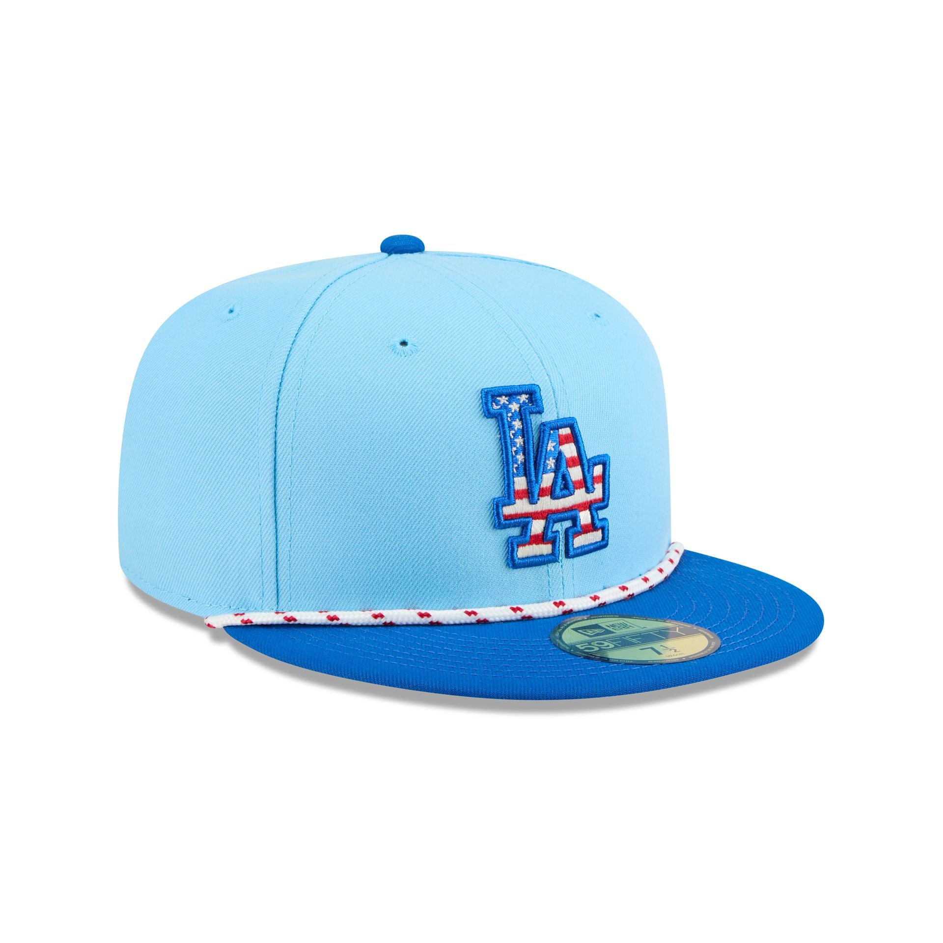Los Angeles Dodgers Independence Day 2025 59FIFTY Fitted Hat - Image 3