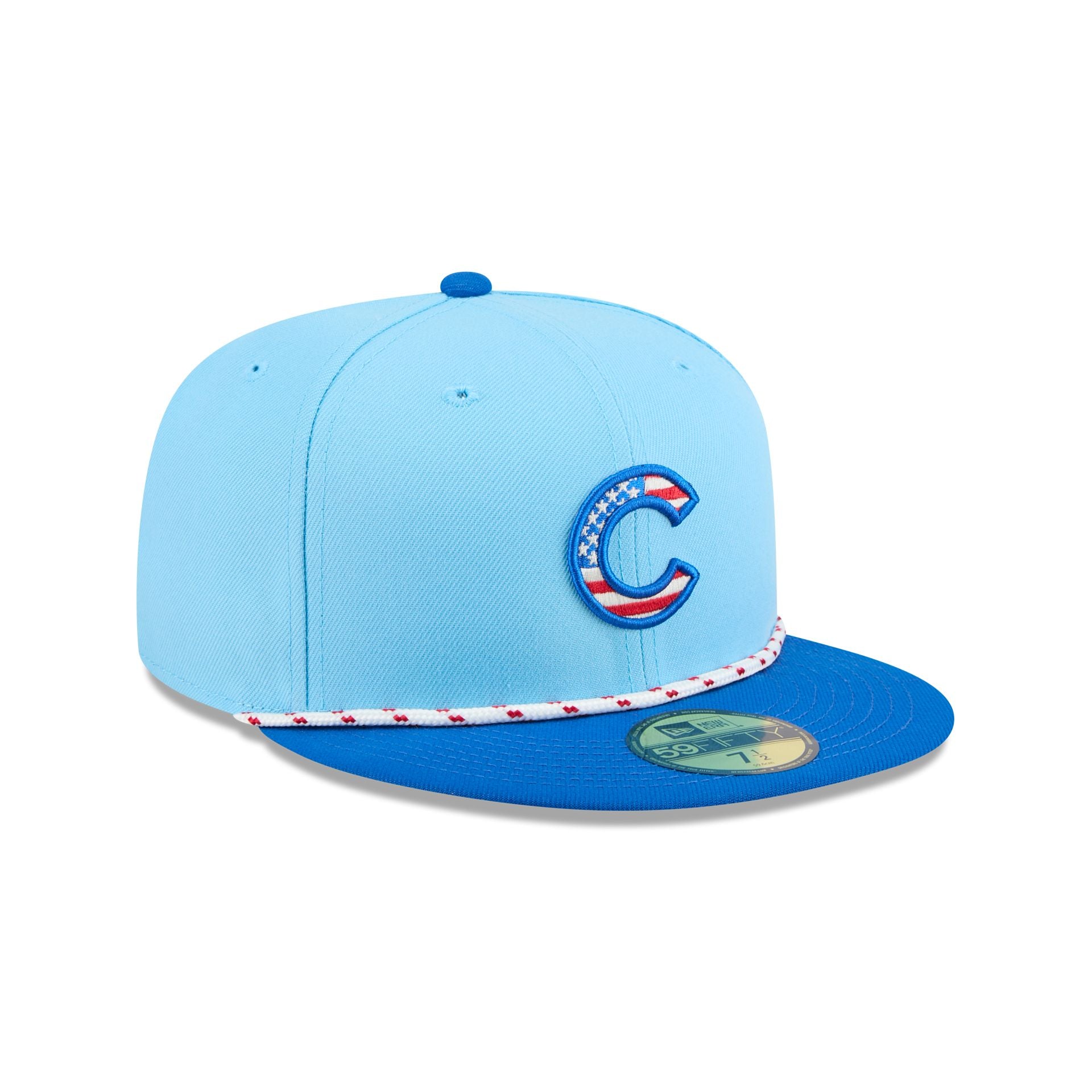 Chicago Cubs Independence Day 2025 59FIFTY Fitted Hat - Image 3