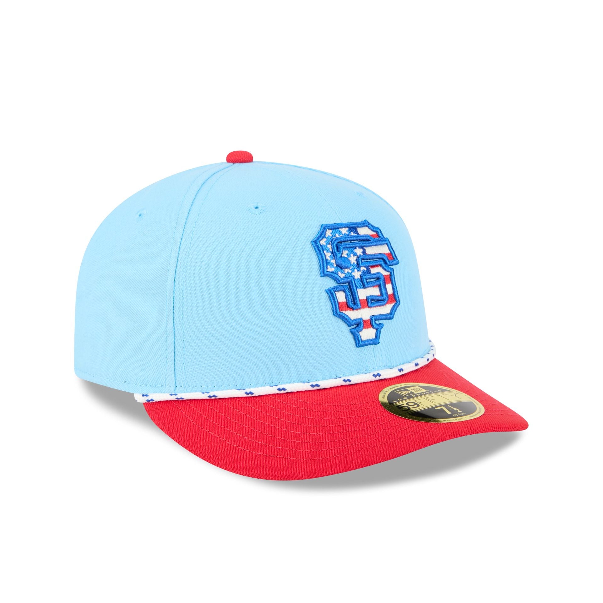 San Francisco Giants Independence Day 2025 Low Profile 59FIFTY Fitted Hat - Image 3