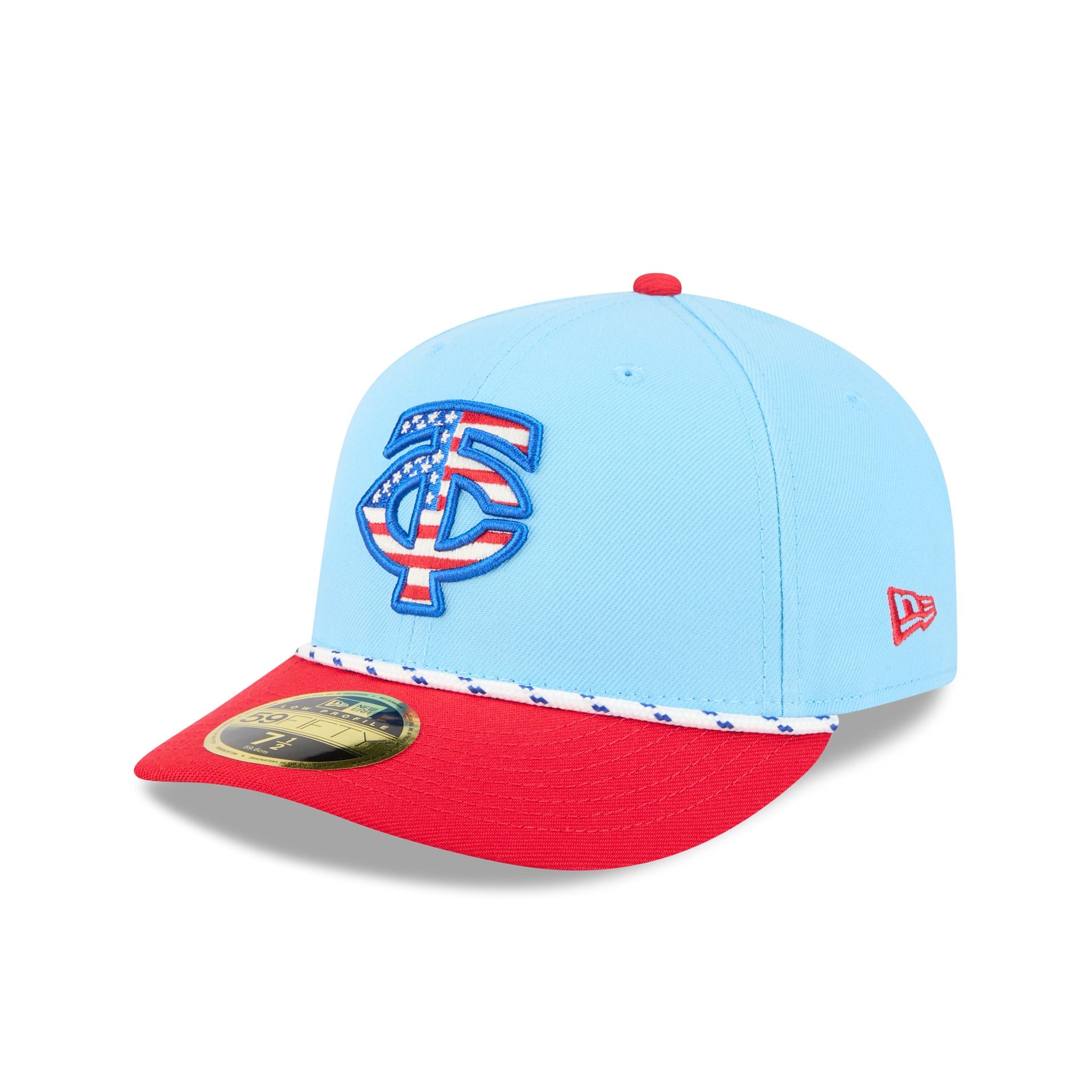 Minnesota Twins Independence Day 2025 Low Profile 59FIFTY Fitted Hat