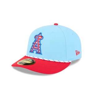 Los Angeles Angels Independence Day 2025 Low Profile 59FIFTY Fitted Hat