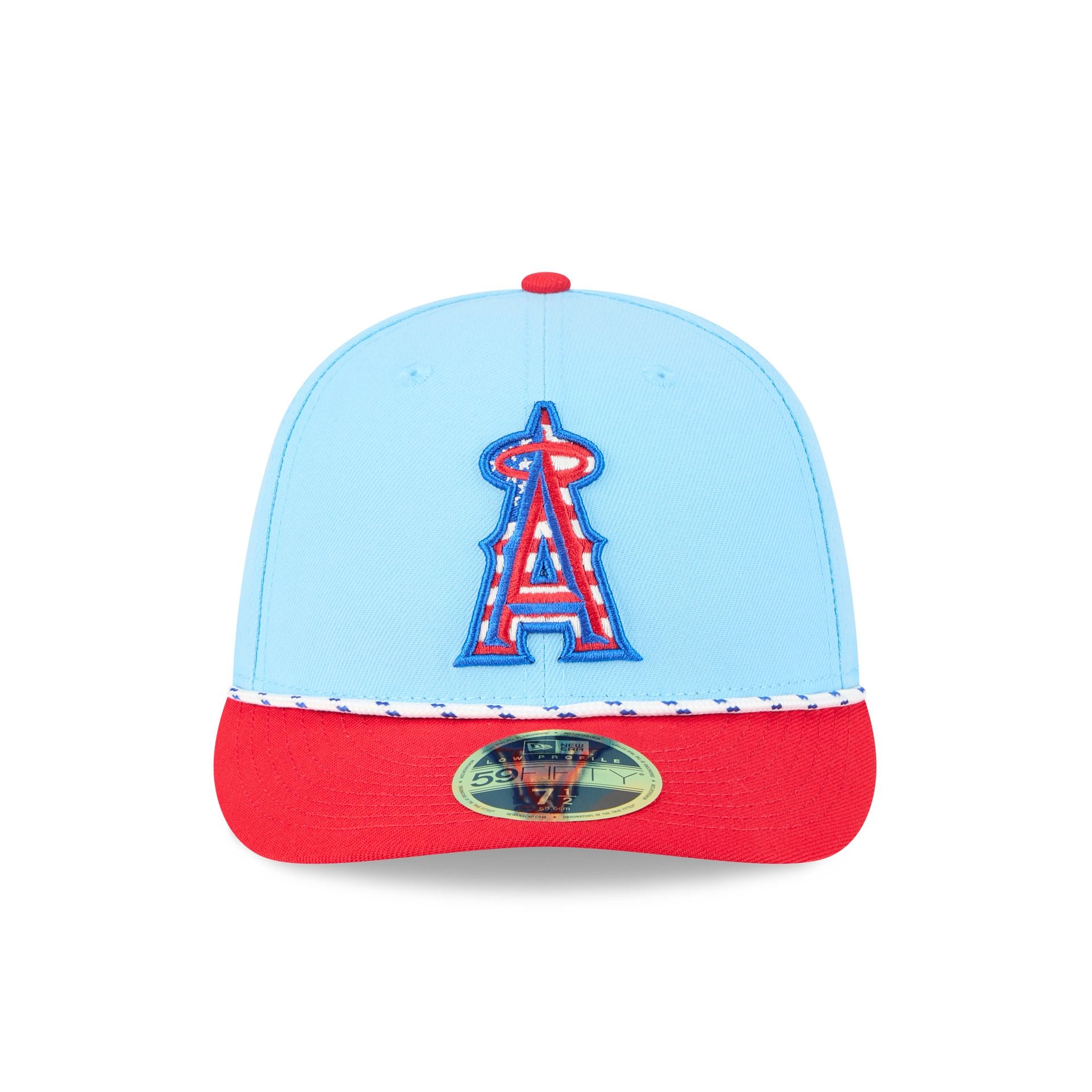 Los Angeles Angels Independence Day 2025 Low Profile 59FIFTY Fitted Hat - Image 2